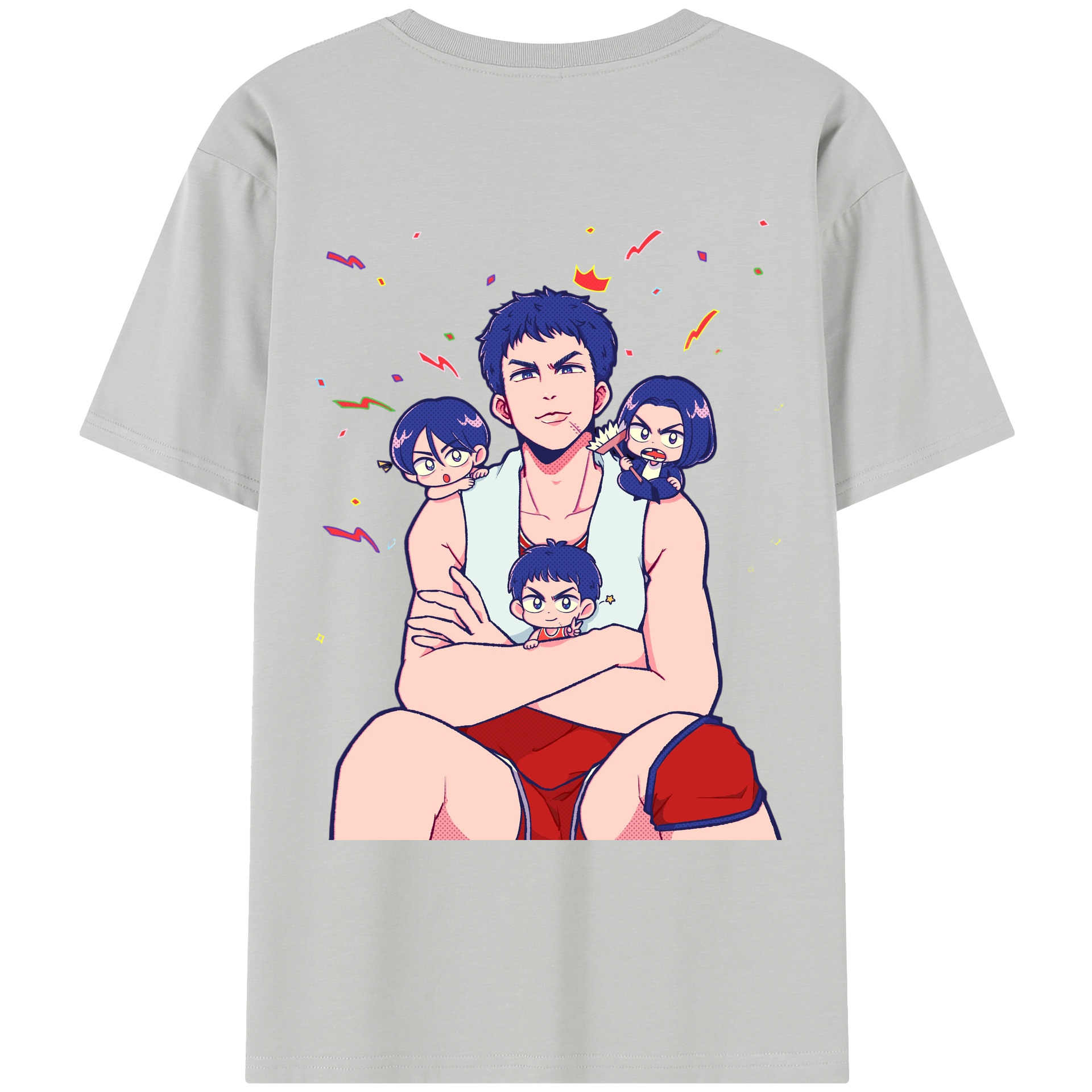SLAM DUNK／スラムダンク レディース半袖Tシャツ(バックプリント)