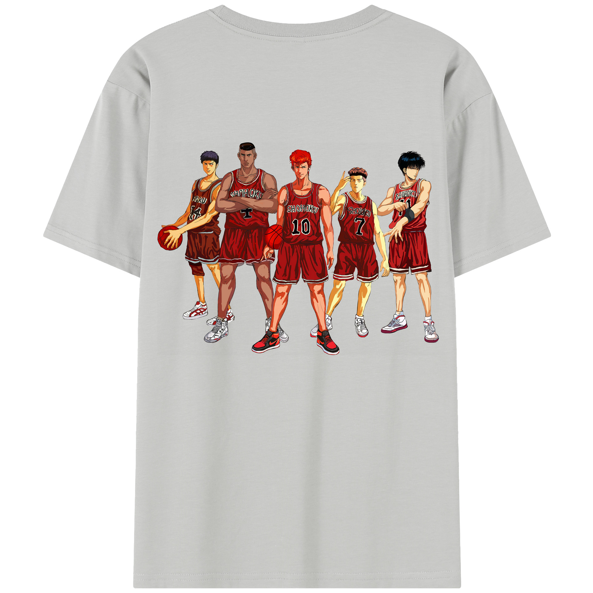 （画像用） SLAM DUNK／スラムダンク レディース半袖Tシャツ(バックプリント)