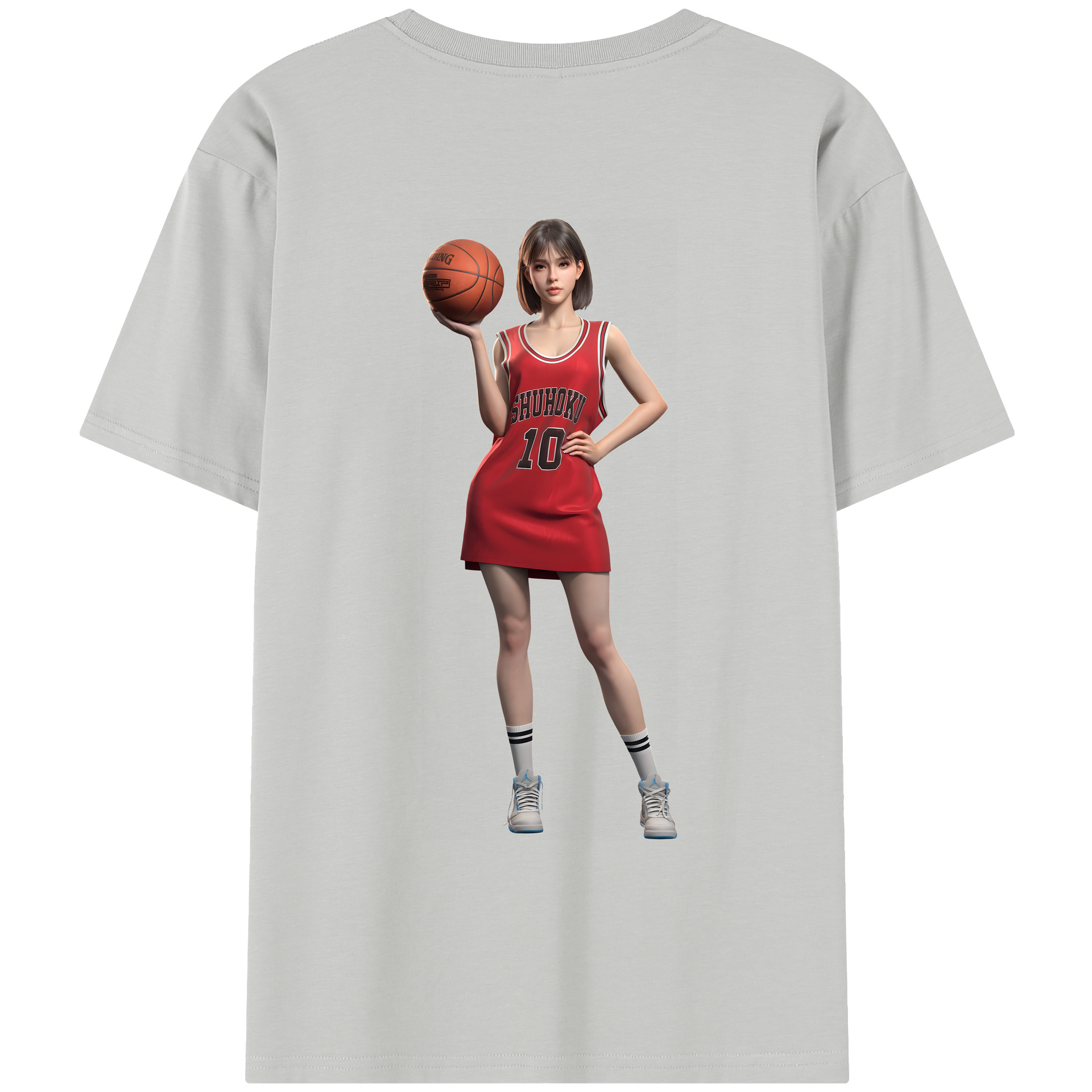 （画像用） SLAM DUNK／スラムダンク レディース半袖Tシャツ(バックプリント)