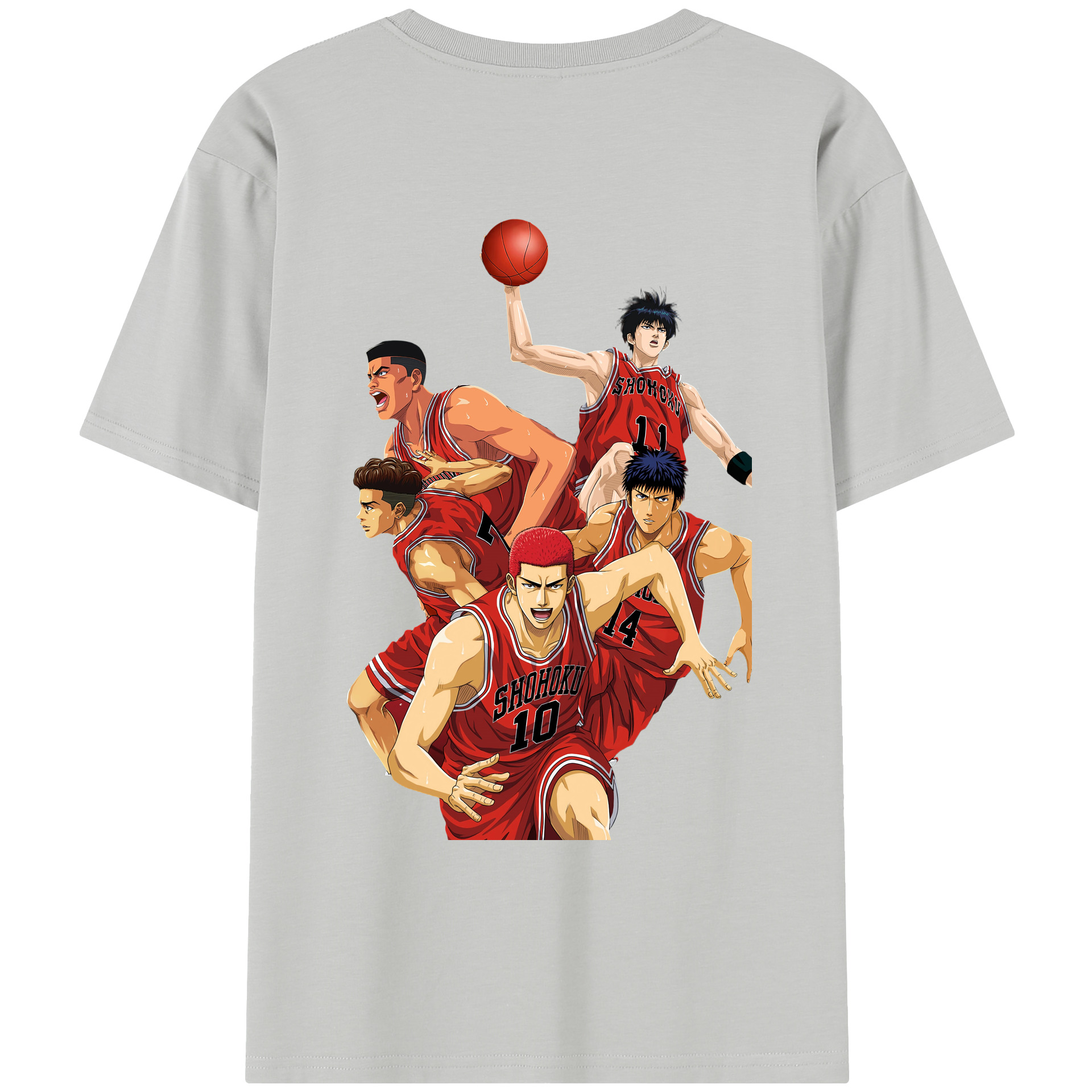 SLAM DUNK／スラムダンク レディース半袖Tシャツ(バックプリント)