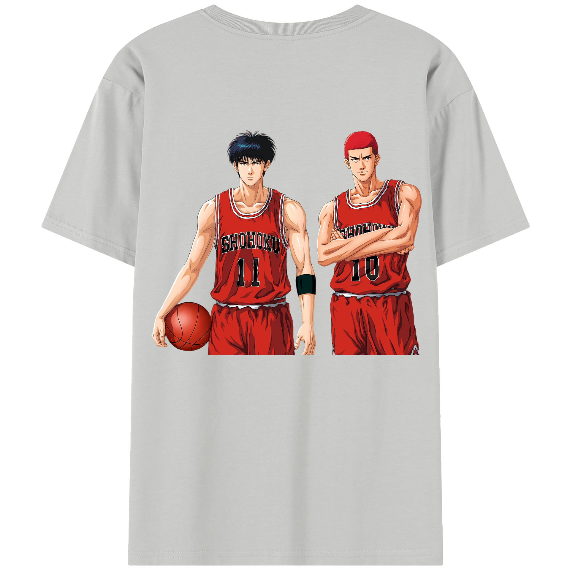 SLAM DUNK／スラムダンク レディース半袖Tシャツ(バックプリント)