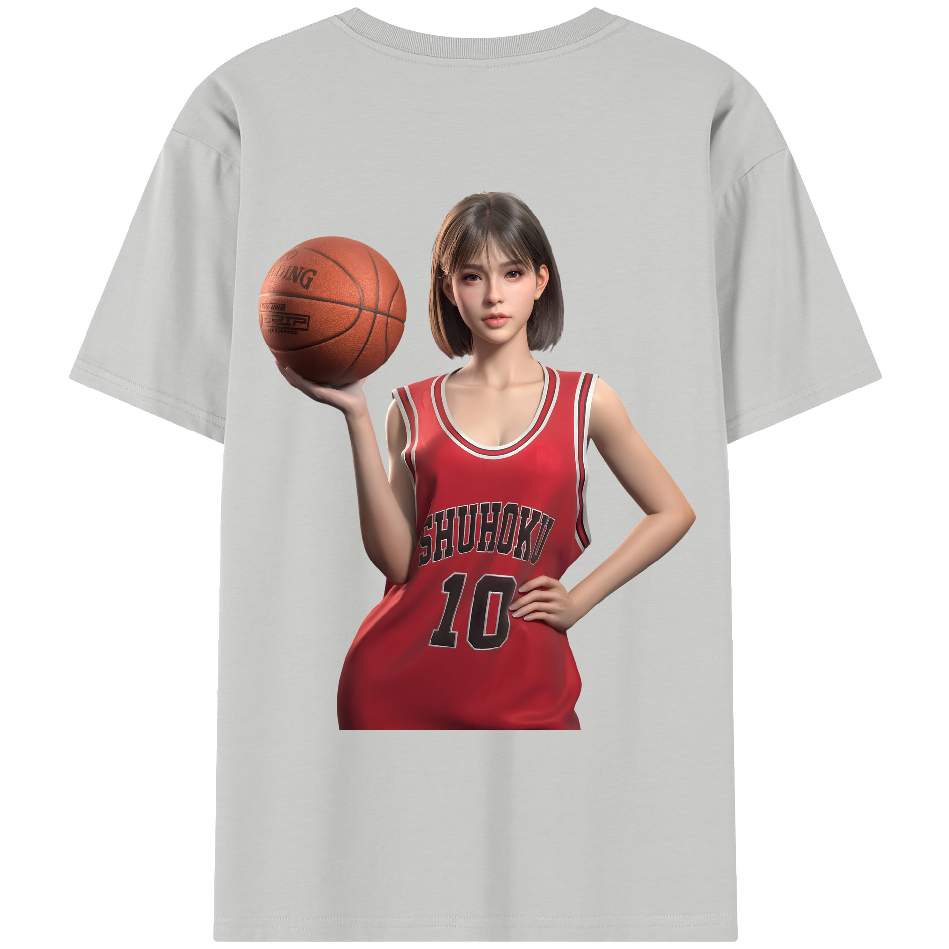 SLAM DUNK／スラムダンク レディース半袖Tシャツ(バックプリント)