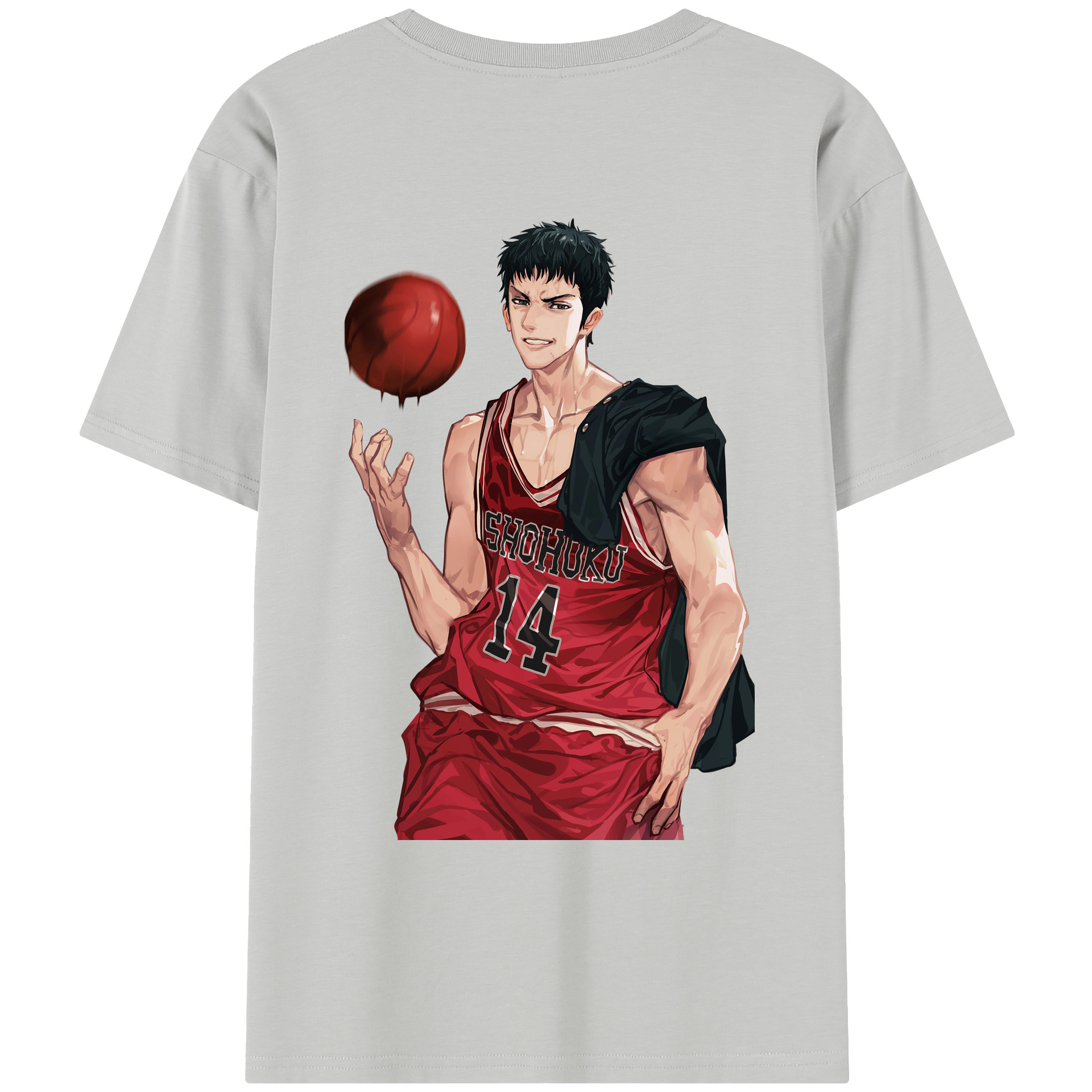 SLAM DUNK／スラムダンク レディース半袖Tシャツ(バックプリント)