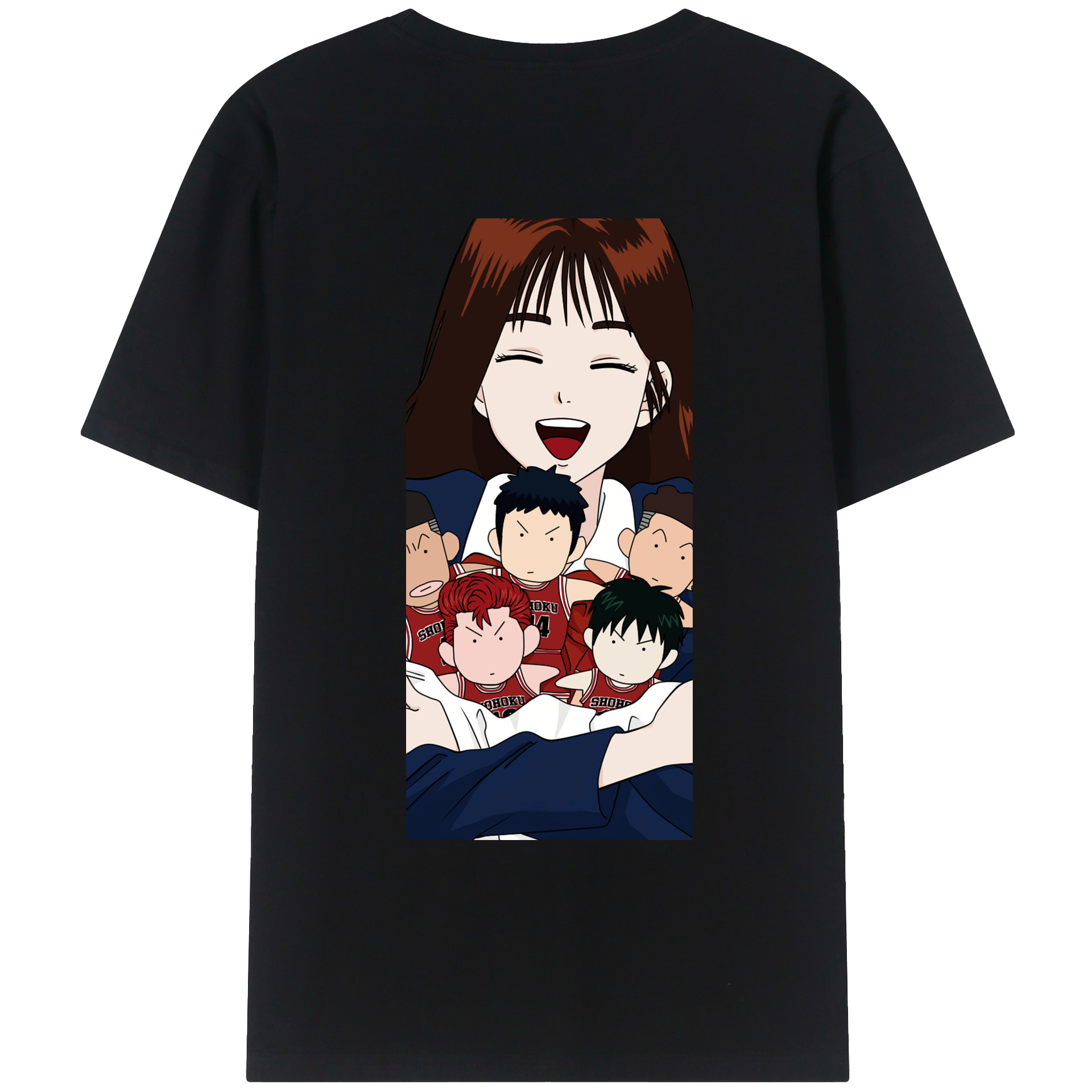 SLAM DUNK／スラムダンク レディース半袖Tシャツ(バックプリント)