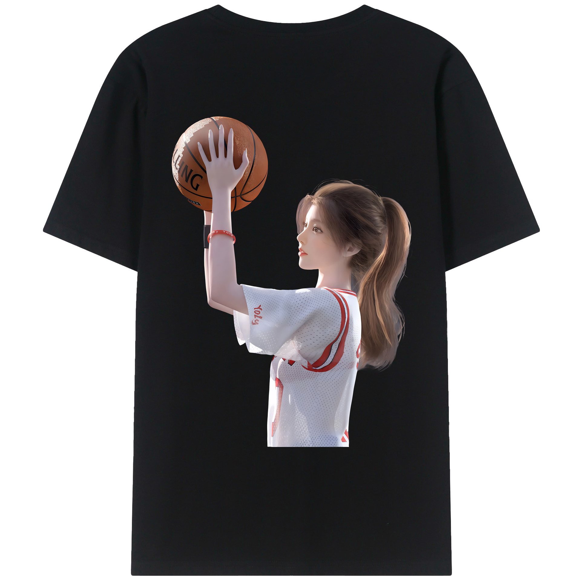 （画像用） SLAM DUNK／スラムダンク レディース半袖Tシャツ(バックプリント)