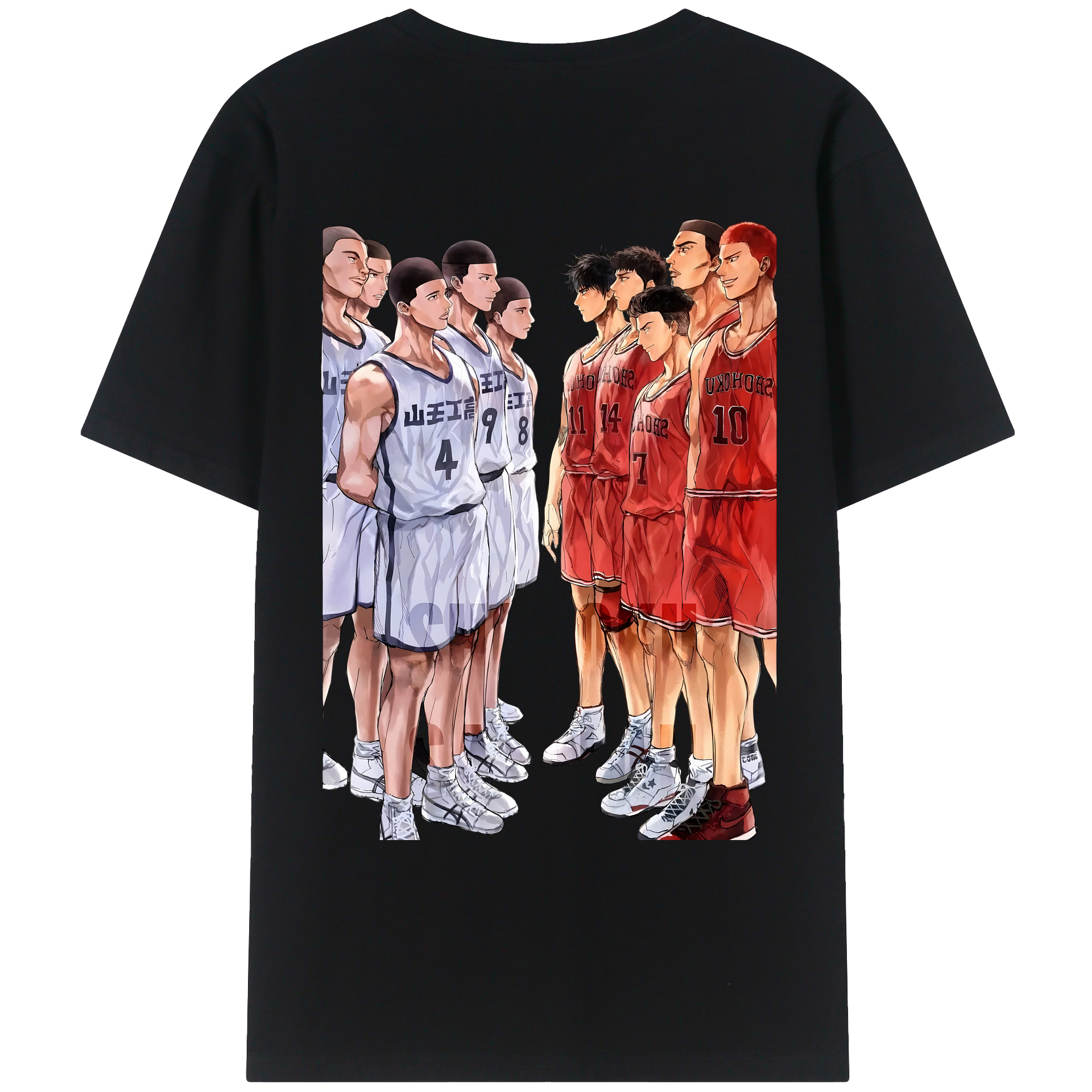 （画像用） SLAM DUNK／スラムダンク レディース半袖Tシャツ(バックプリント)