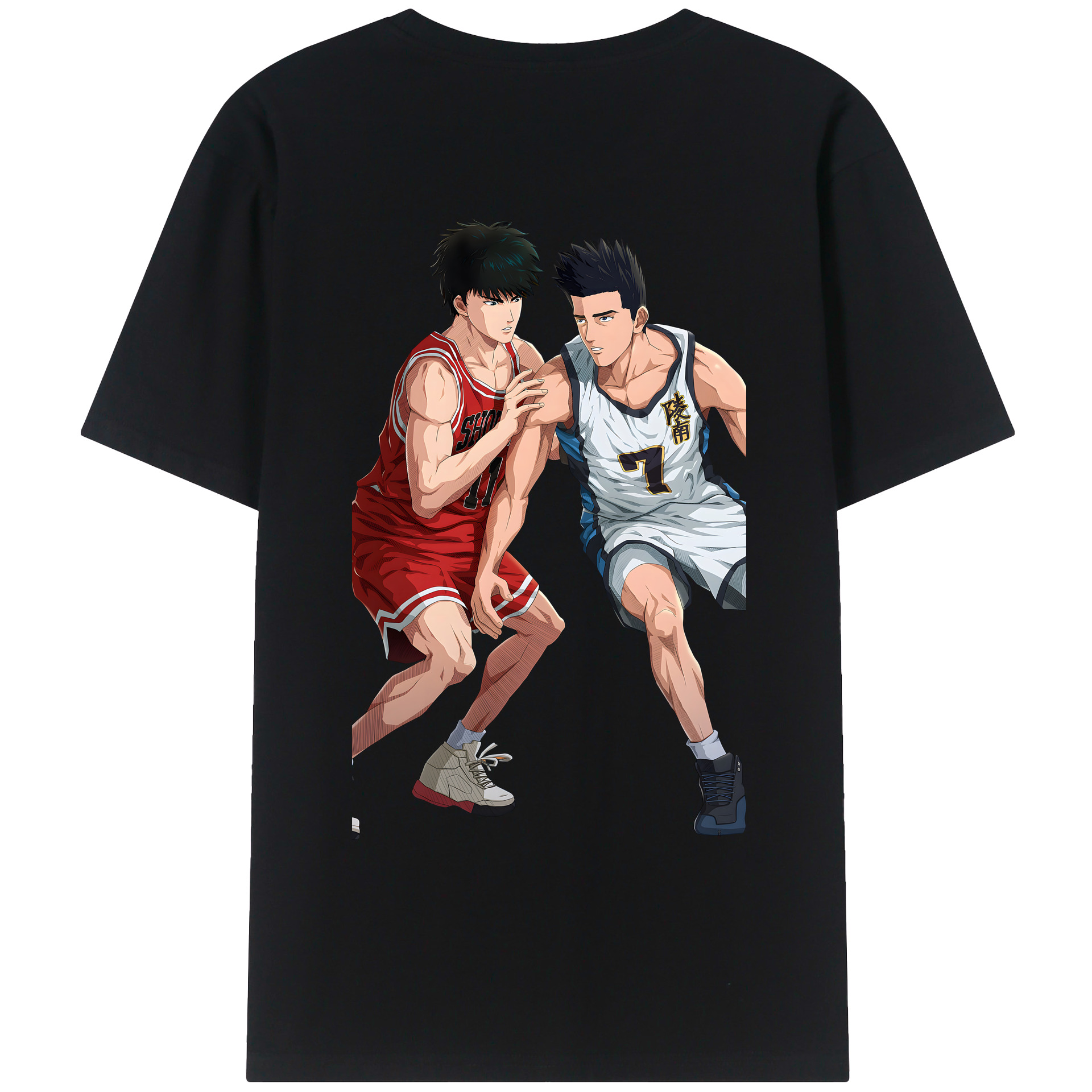 SLAM DUNK／スラムダンク レディース半袖Tシャツ(バックプリント)