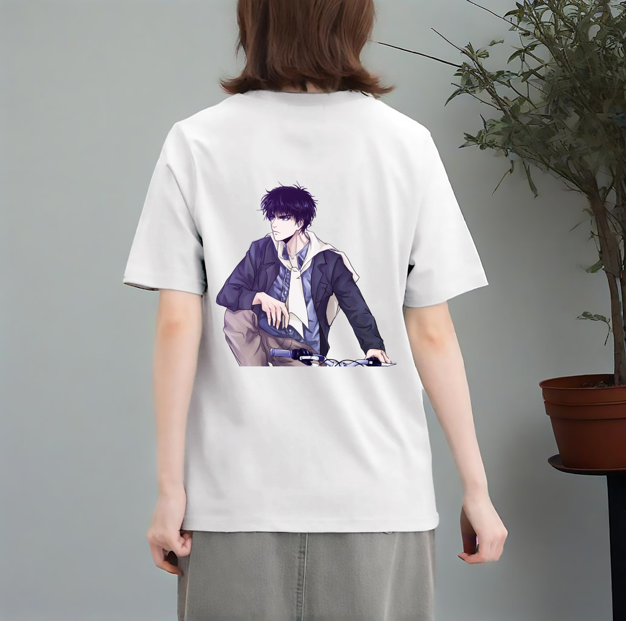 SLAM DUNK／スラムダンク レディース半袖Tシャツ(バックプリント)