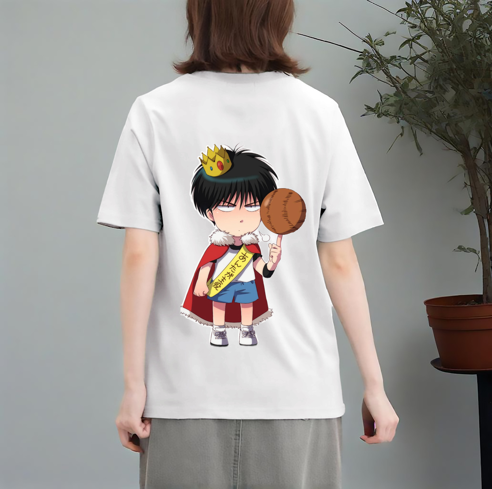 SLAM DUNK／スラムダンク レディース半袖Tシャツ(バックプリント)