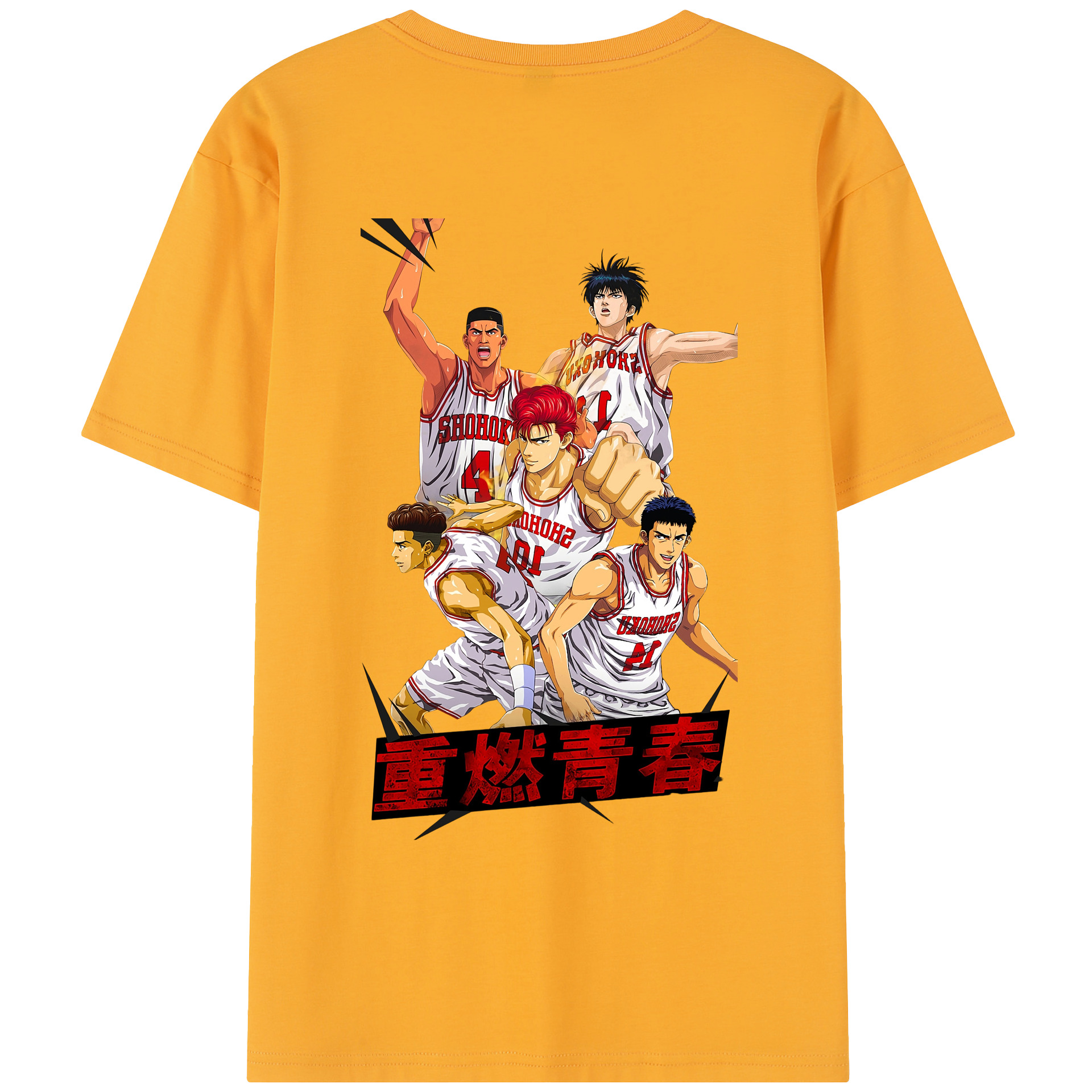 SLAM DUNK／スラムダンク レディース半袖Tシャツ(バックプリント)