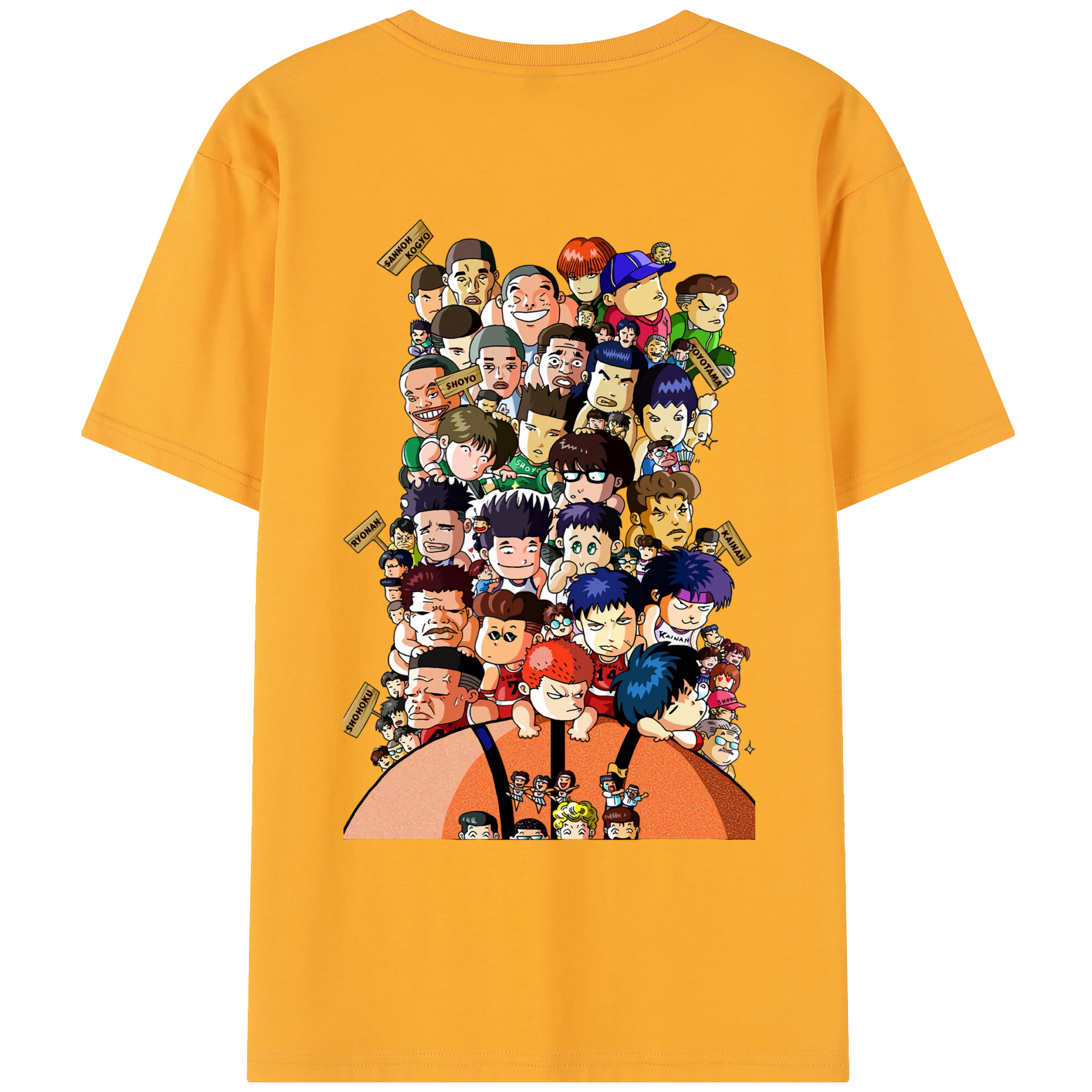 SLAM DUNK／スラムダンク レディース半袖Tシャツ(バックプリント)