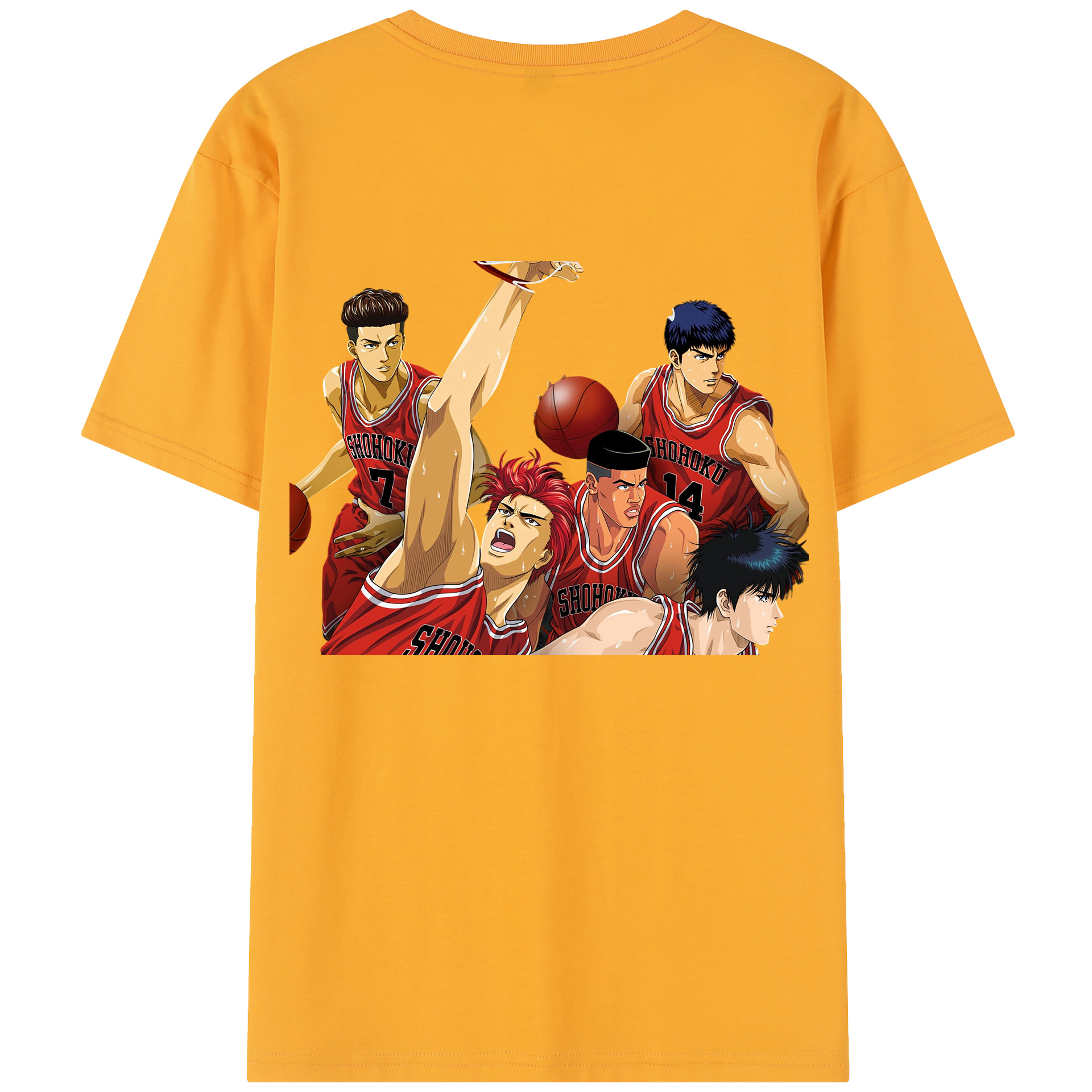 SLAM DUNK／スラムダンク レディース半袖Tシャツ(バックプリント)