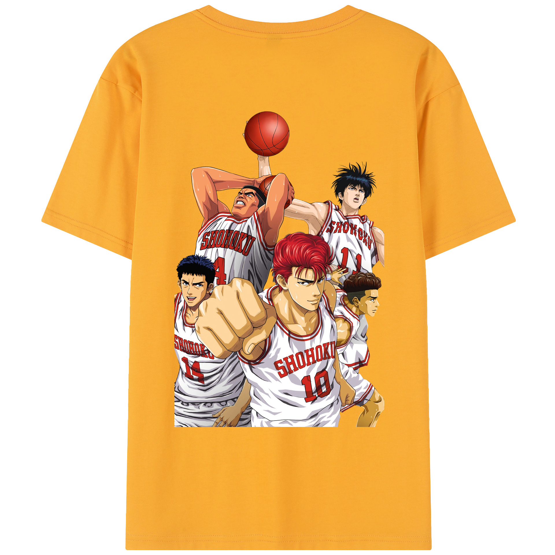 SLAM DUNK／スラムダンク レディース半袖Tシャツ(バックプリント)