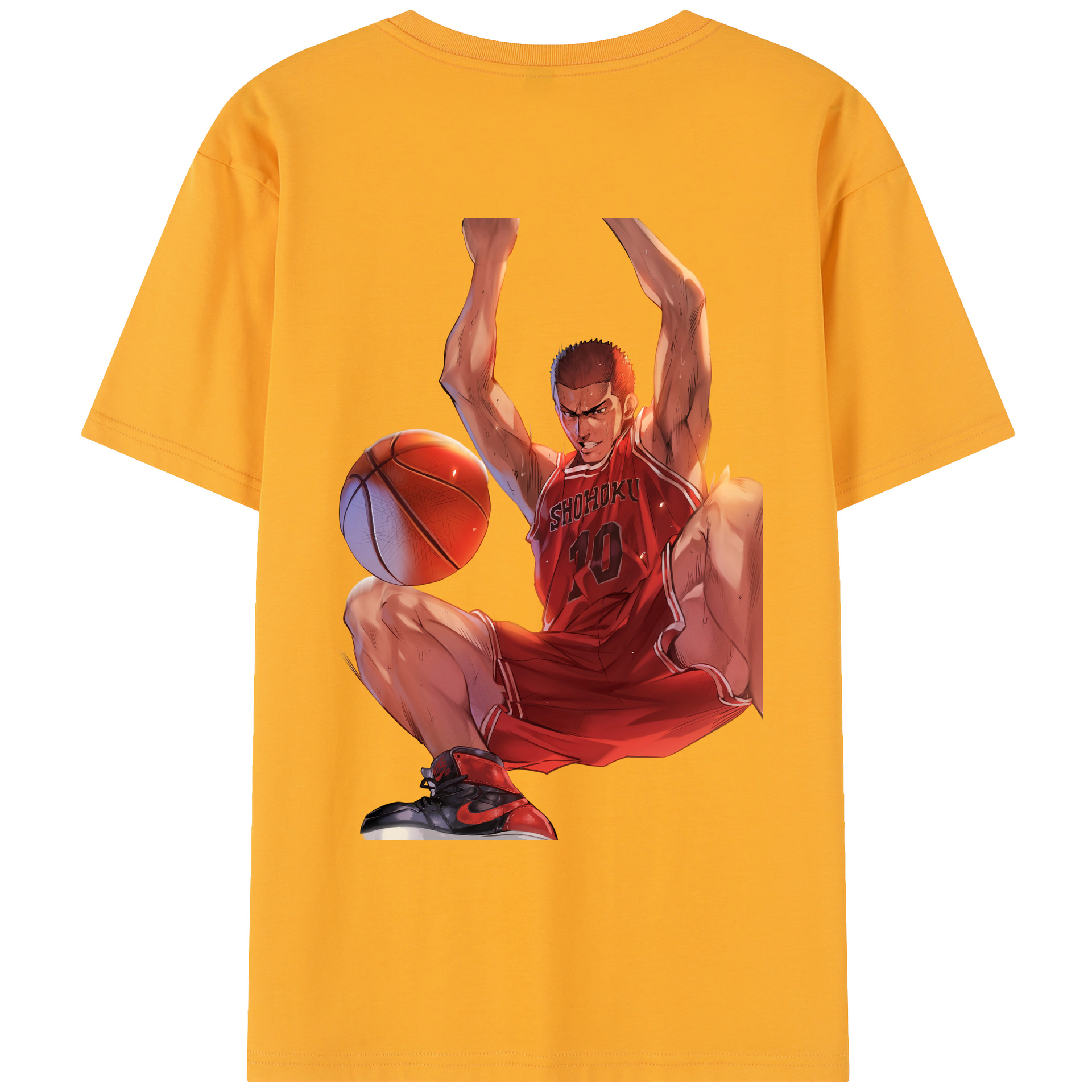 SLAM DUNK／スラムダンク レディース半袖Tシャツ(バックプリント)