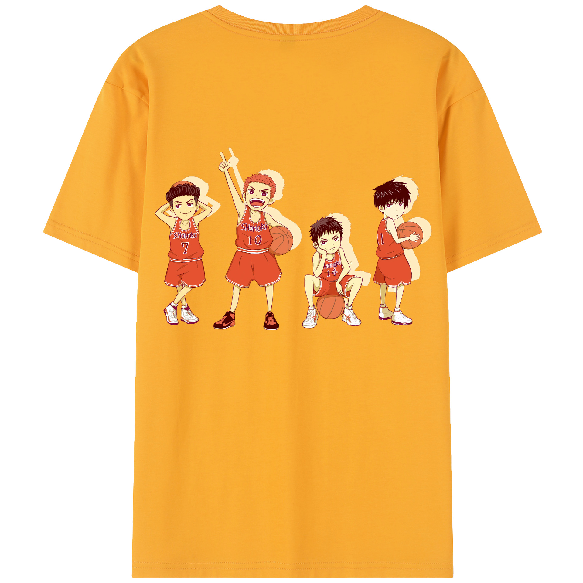 SLAM DUNK／スラムダンク レディース半袖Tシャツ(バックプリント)