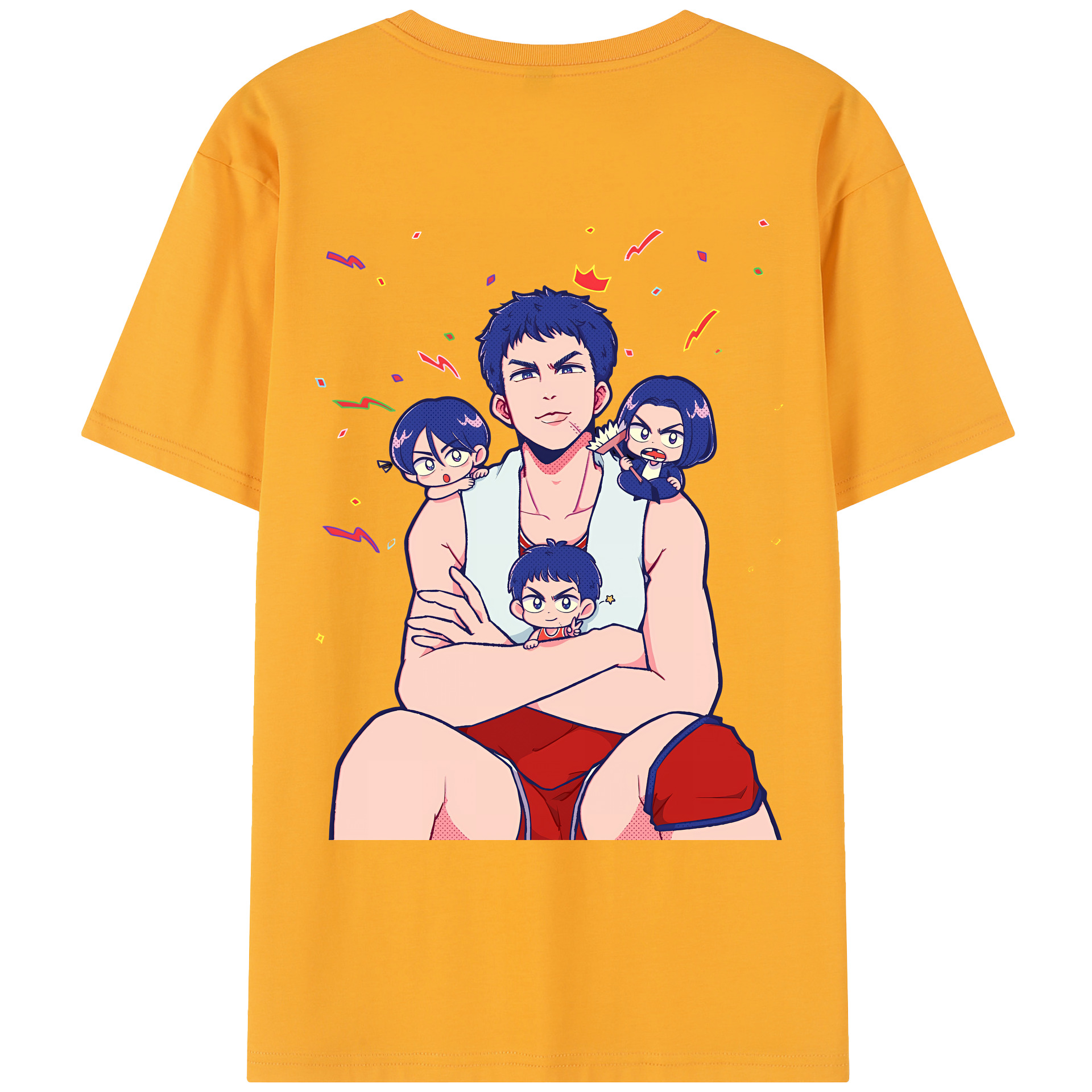 SLAM DUNK／スラムダンク レディース半袖Tシャツ(バックプリント)