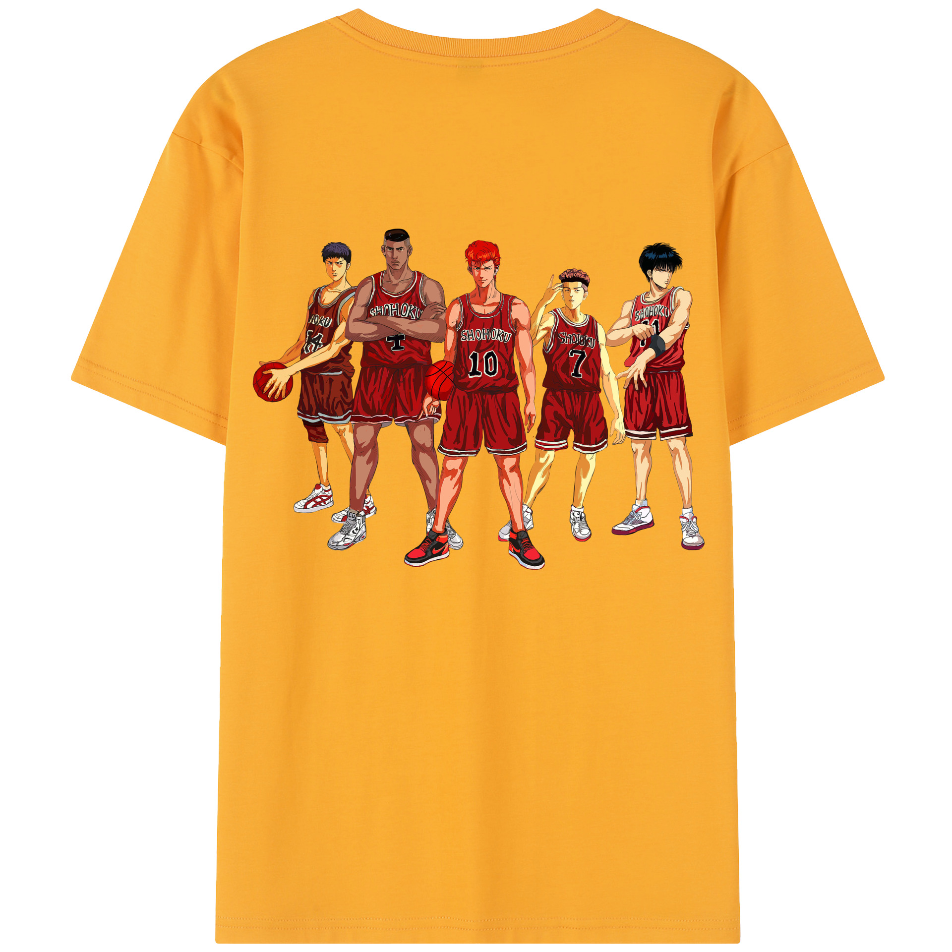SLAM DUNK／スラムダンク レディース半袖Tシャツ(バックプリント)