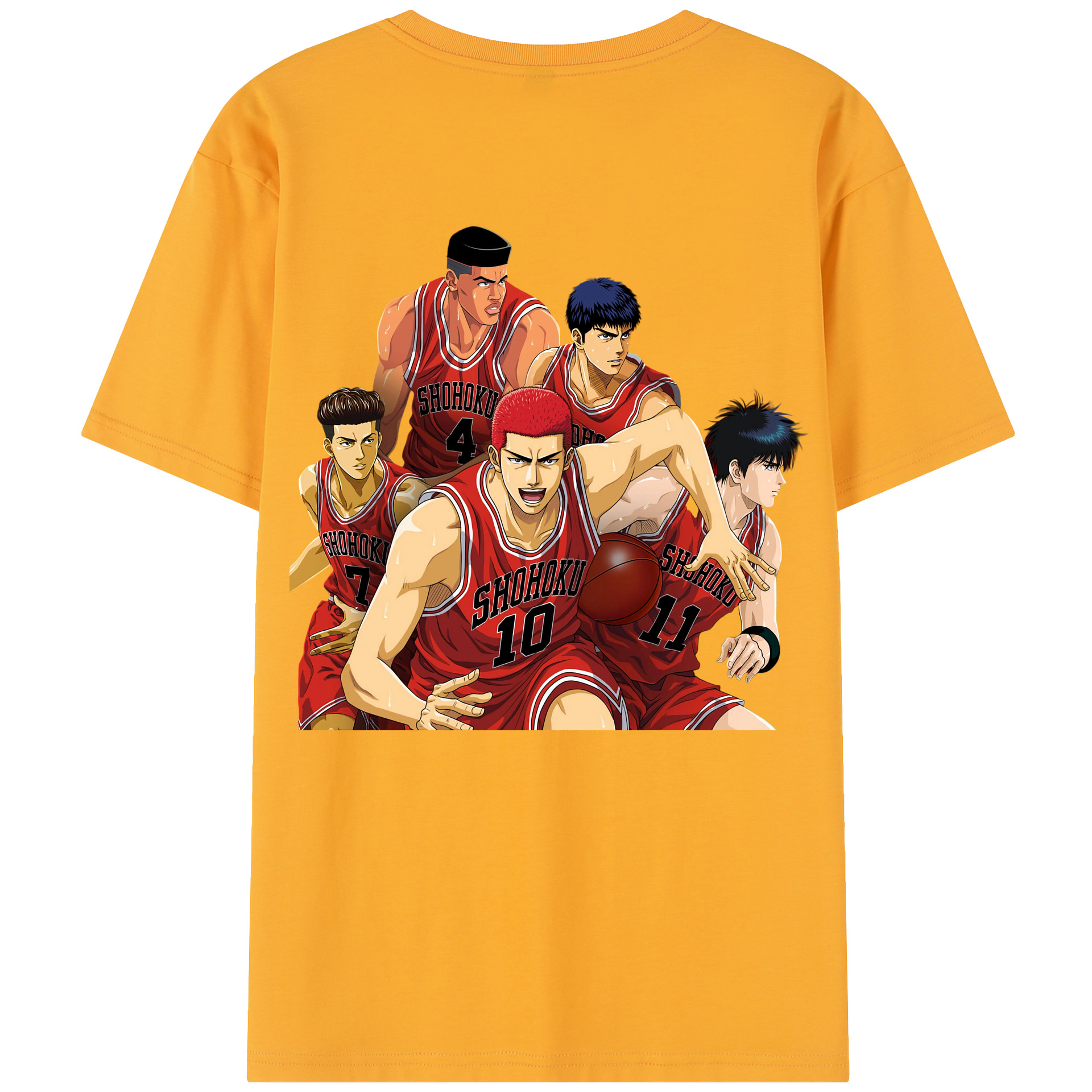 SLAM DUNK／スラムダンク レディース半袖Tシャツ(バックプリント)