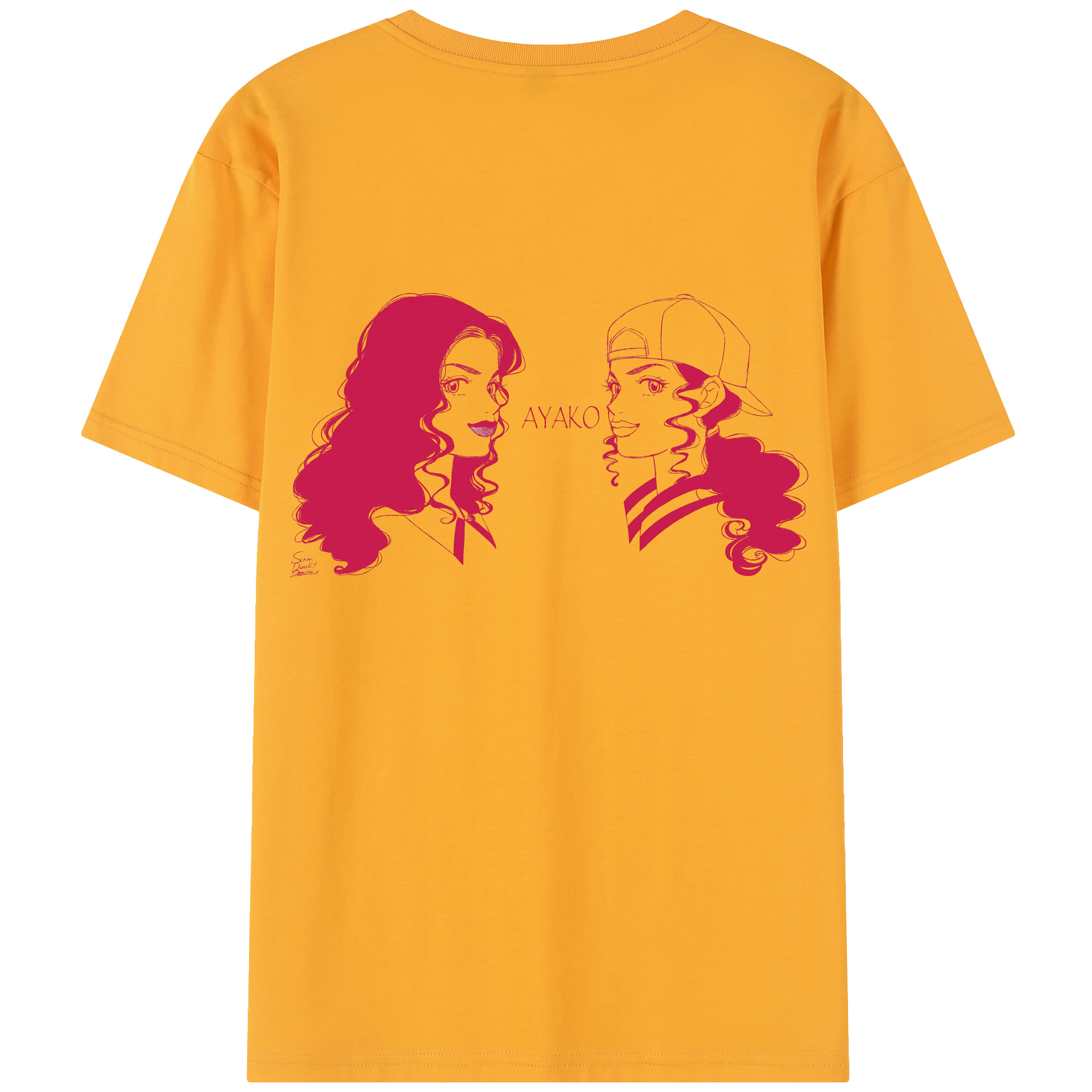 SLAM DUNK／スラムダンク レディース半袖Tシャツ(バックプリント)