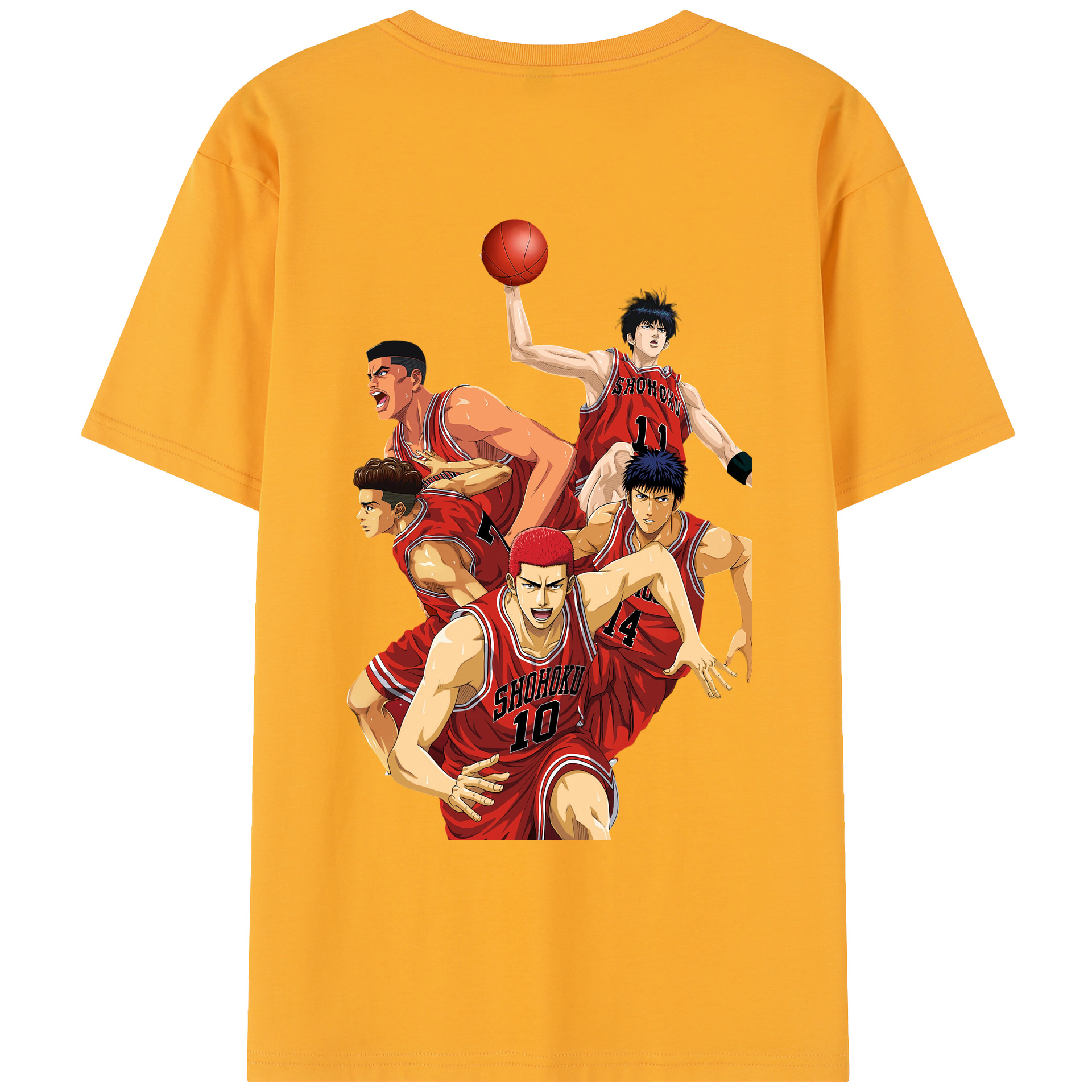SLAM DUNK／スラムダンク レディース半袖Tシャツ(バックプリント)