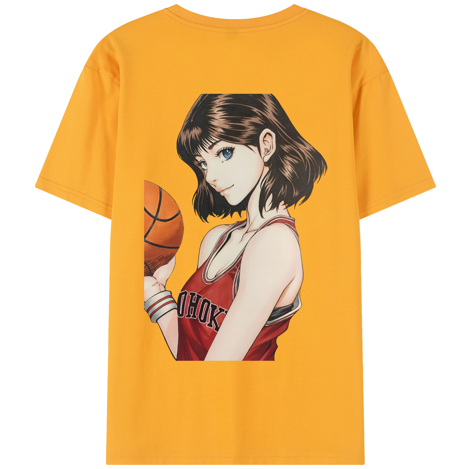 SLAM DUNK／スラムダンク レディース半袖Tシャツ(バックプリント)