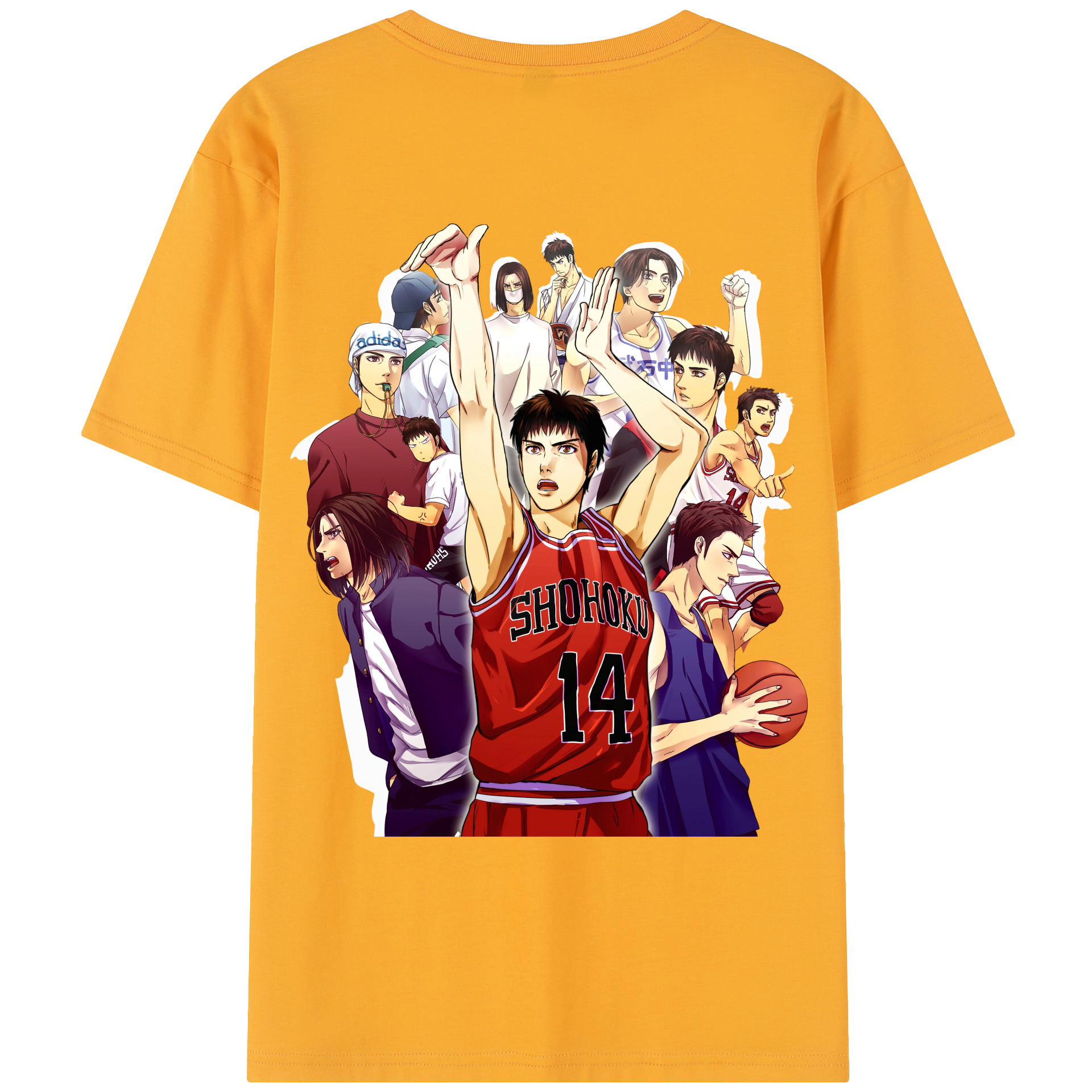 SLAM DUNK／スラムダンク レディース半袖Tシャツ(バックプリント)