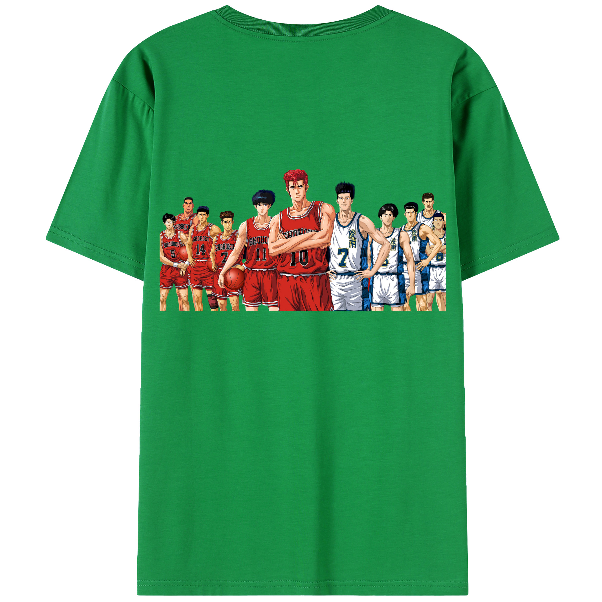 SLAM DUNK／スラムダンク レディース半袖Tシャツ(バックプリント)