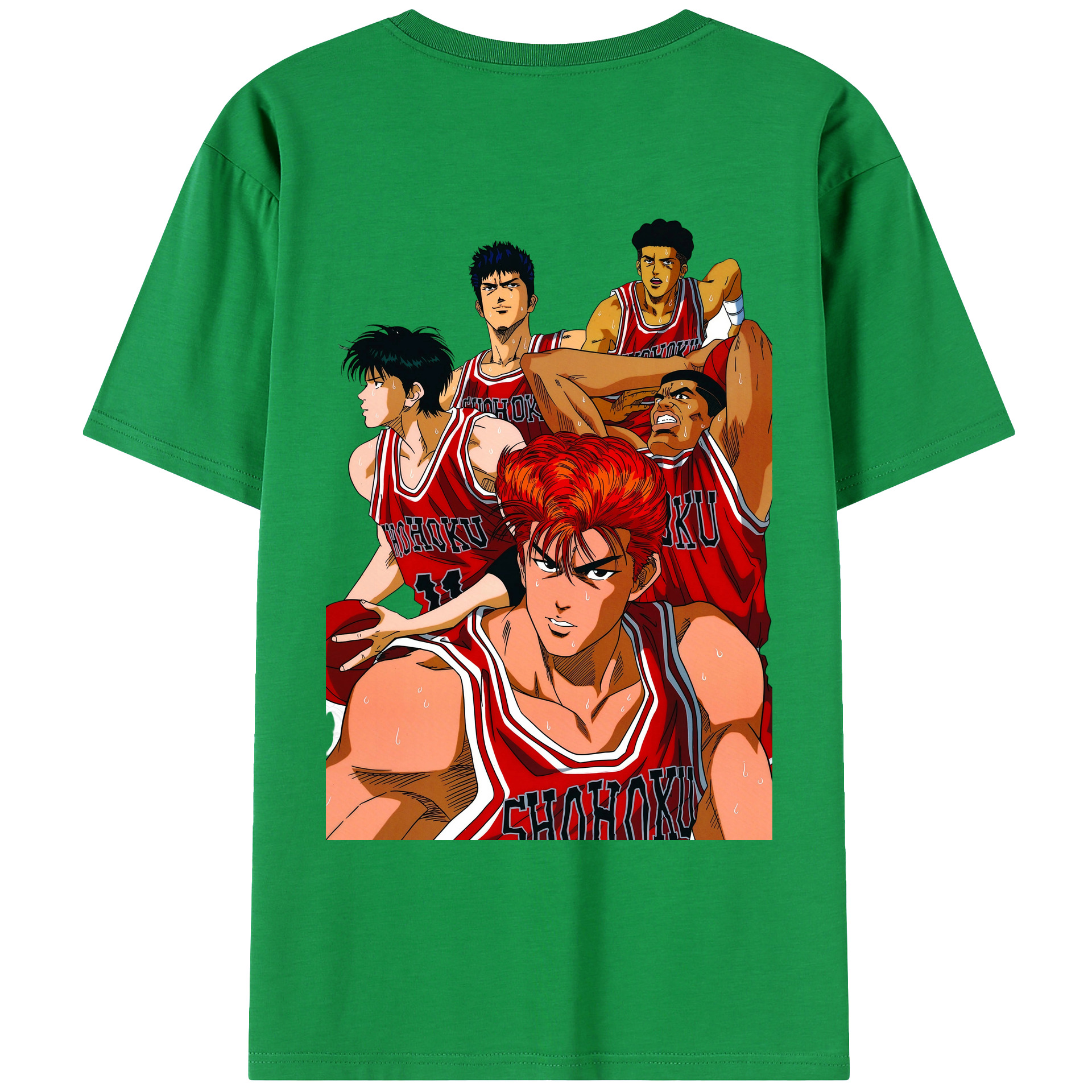 SLAM DUNK／スラムダンク レディース半袖Tシャツ(バックプリント)