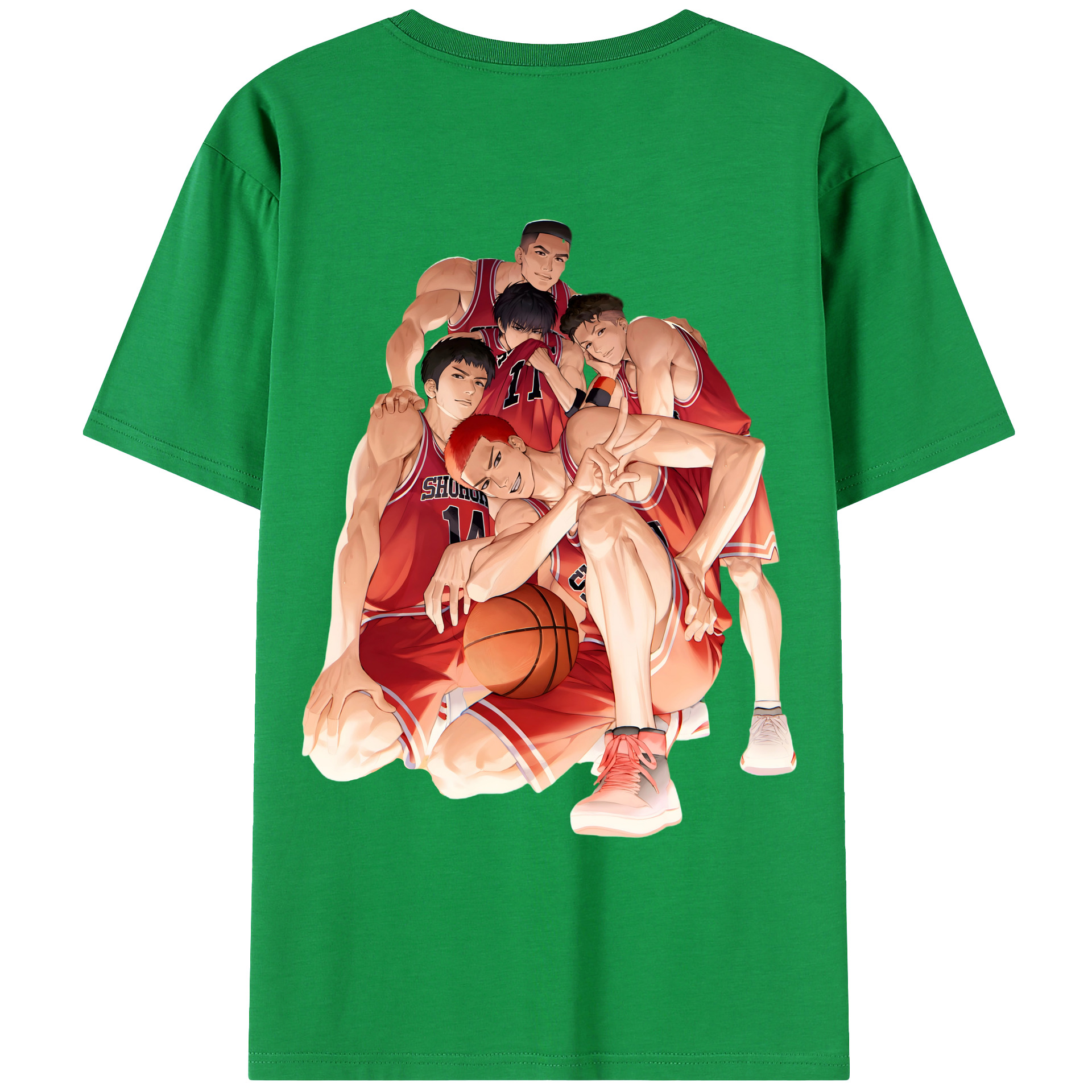 SLAM DUNK／スラムダンク レディース半袖Tシャツ(バックプリント)
