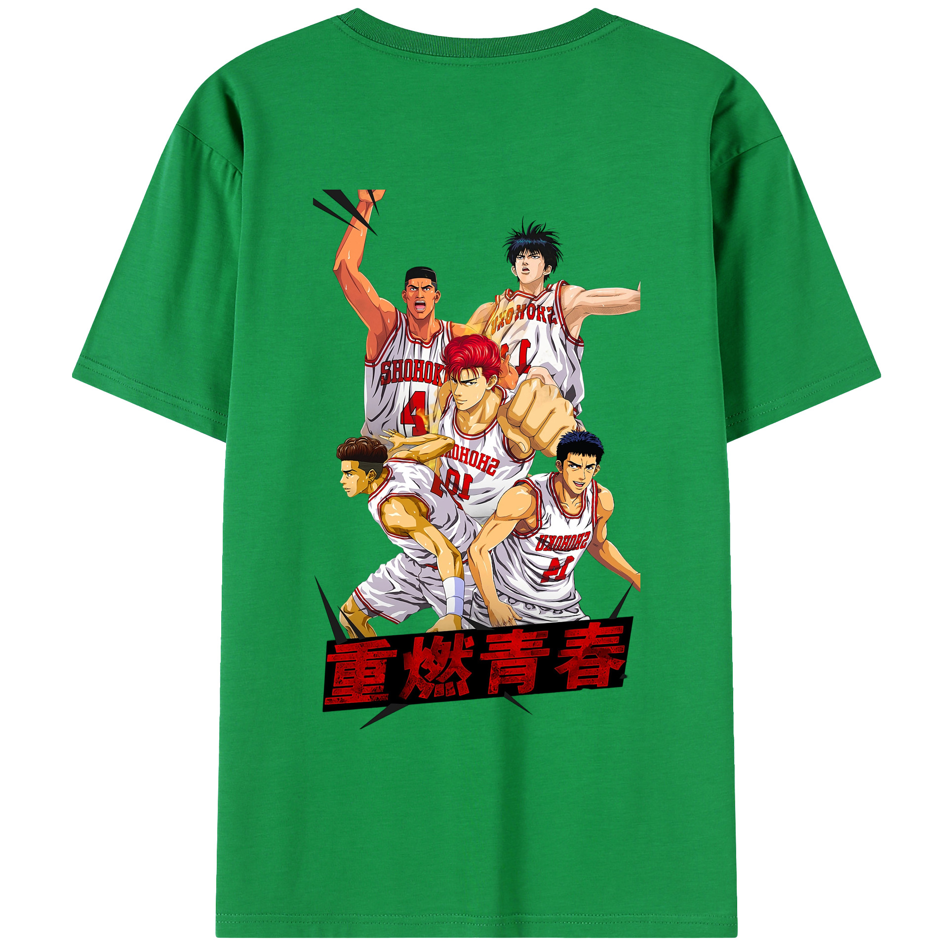 SLAM DUNK／スラムダンク レディース半袖Tシャツ(バックプリント)