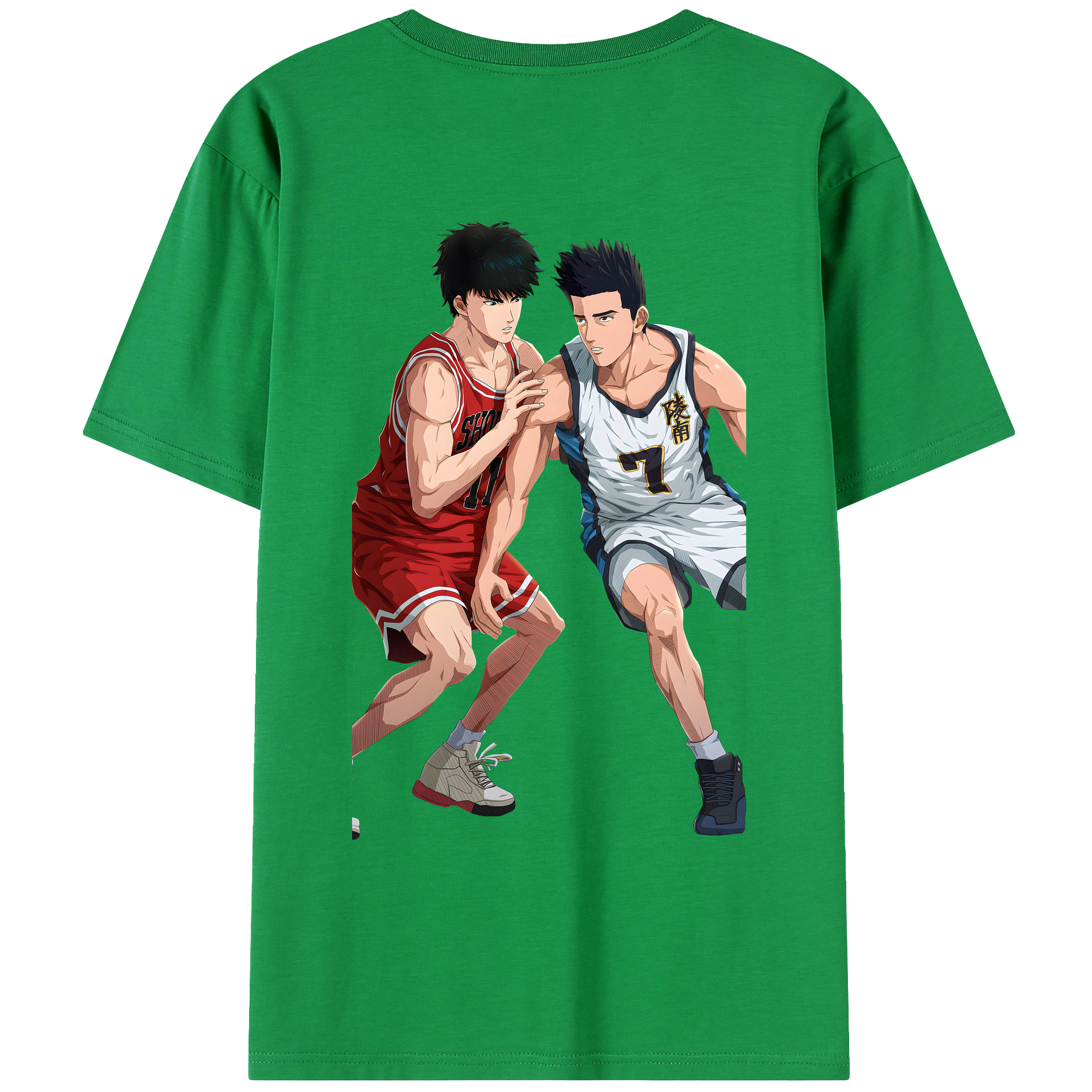 SLAM DUNK／スラムダンク レディース半袖Tシャツ(バックプリント)