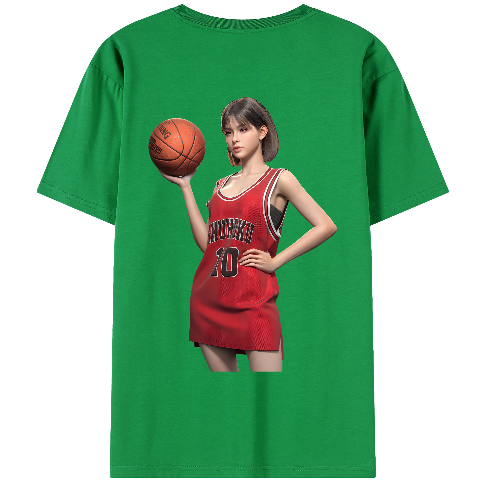 （画像用） SLAM DUNK／スラムダンク レディース半袖Tシャツ(バックプリント)