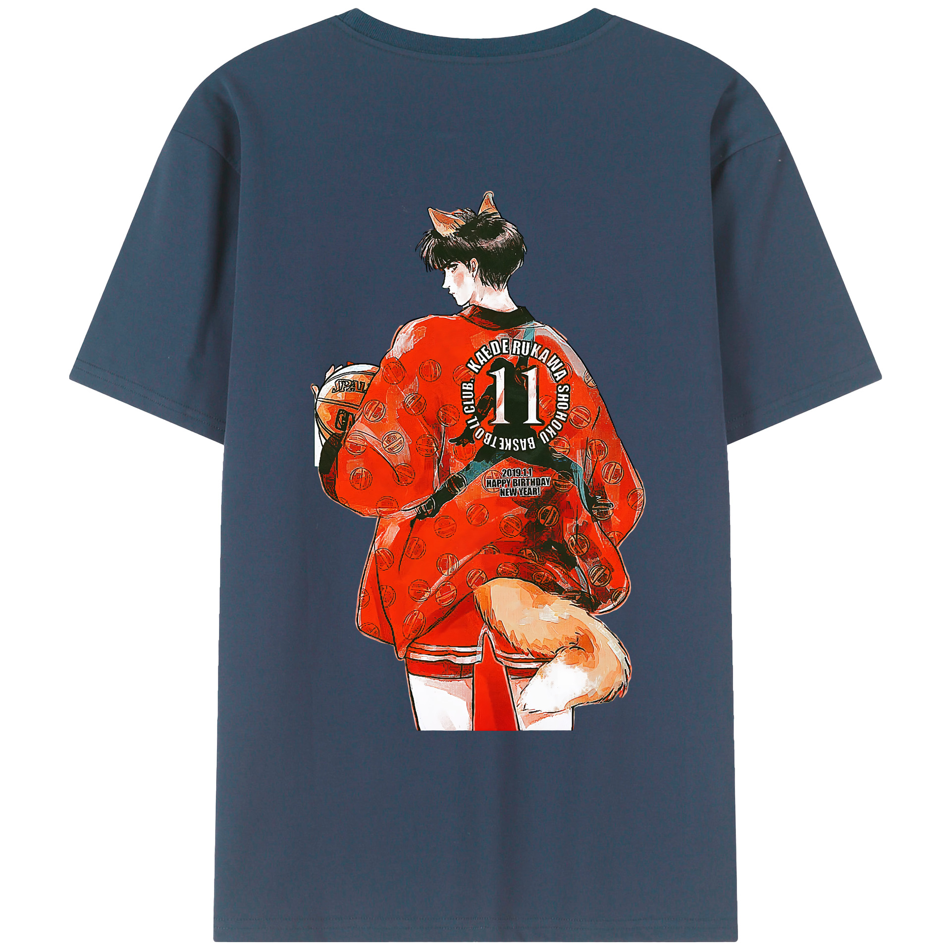 （画像用） SLAM DUNK／スラムダンク レディース半袖Tシャツ(バックプリント)