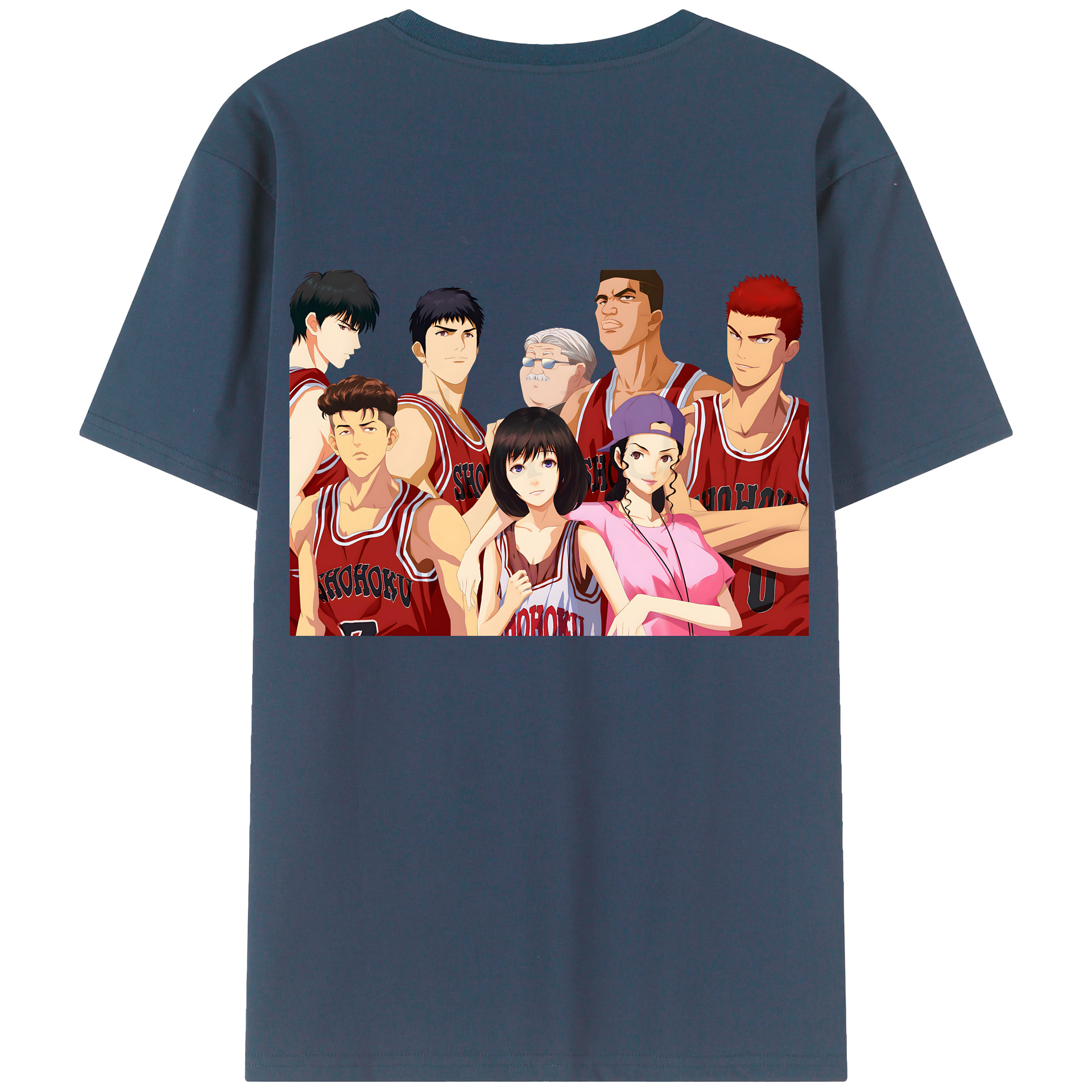 （画像用） SLAM DUNK／スラムダンク レディース半袖Tシャツ(バックプリント)