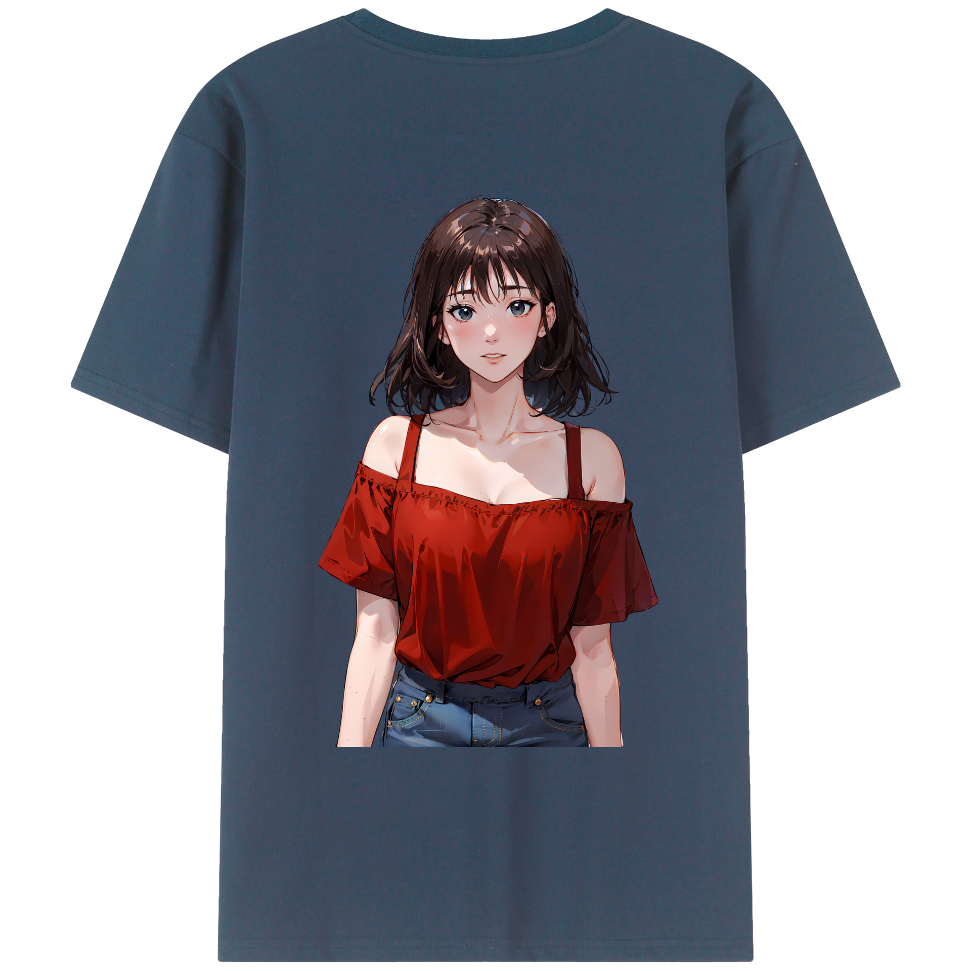 （画像用） SLAM DUNK／スラムダンク レディース半袖Tシャツ(バックプリント)