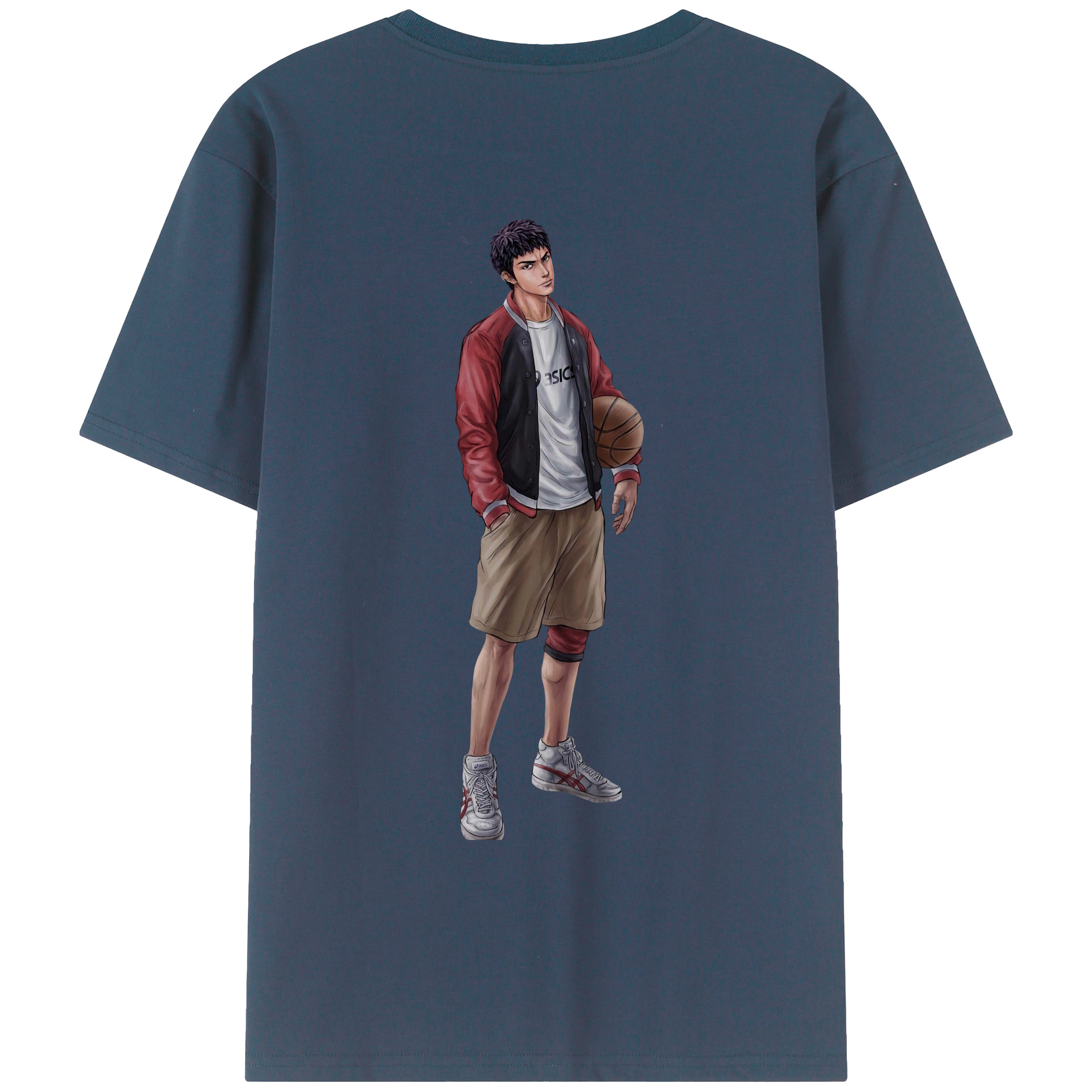 SLAM DUNK／スラムダンク レディース半袖Tシャツ(バックプリント)