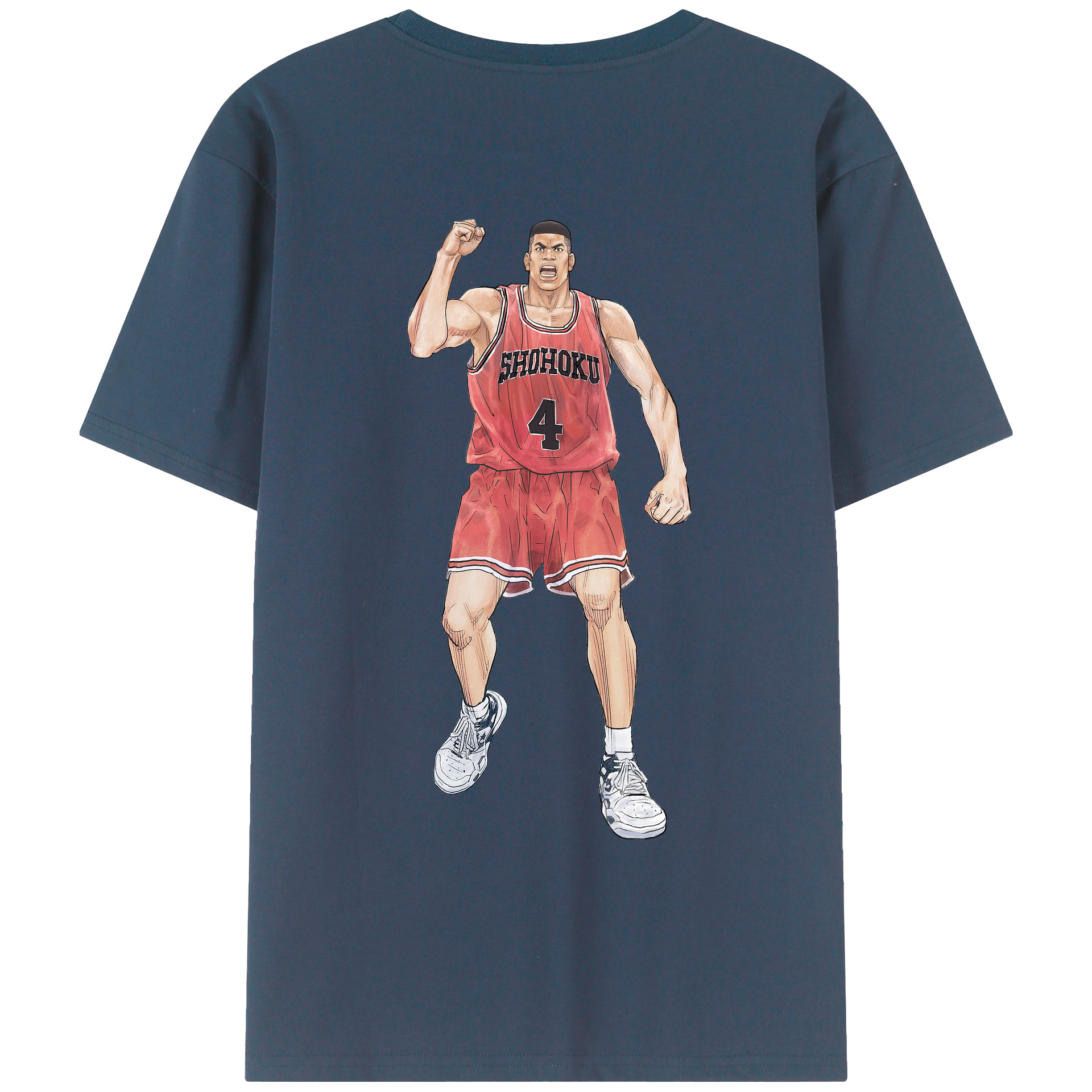 SLAM DUNK／スラムダンク レディース半袖Tシャツ(バックプリント)