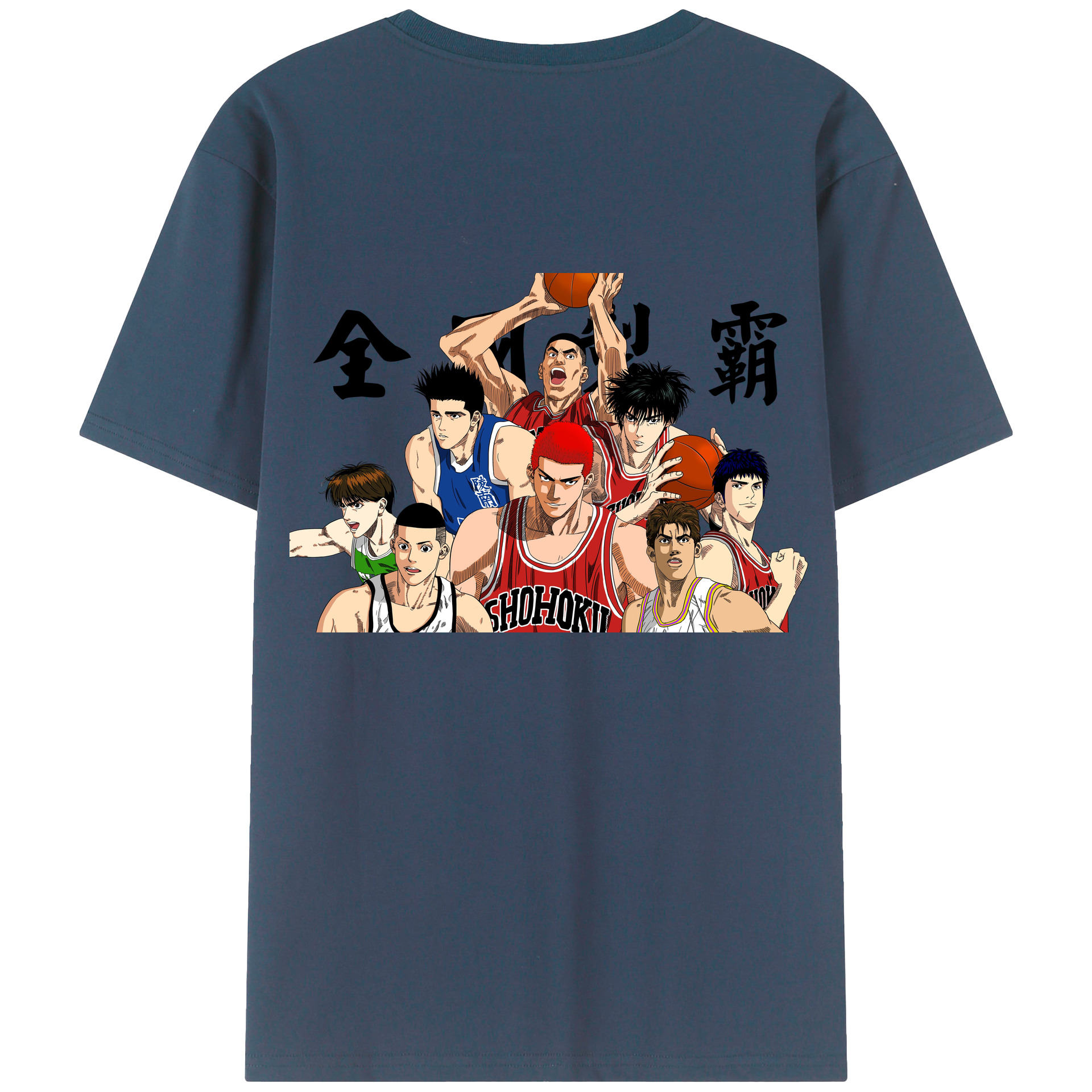 SLAM DUNK／スラムダンク レディース半袖Tシャツ(バックプリント)