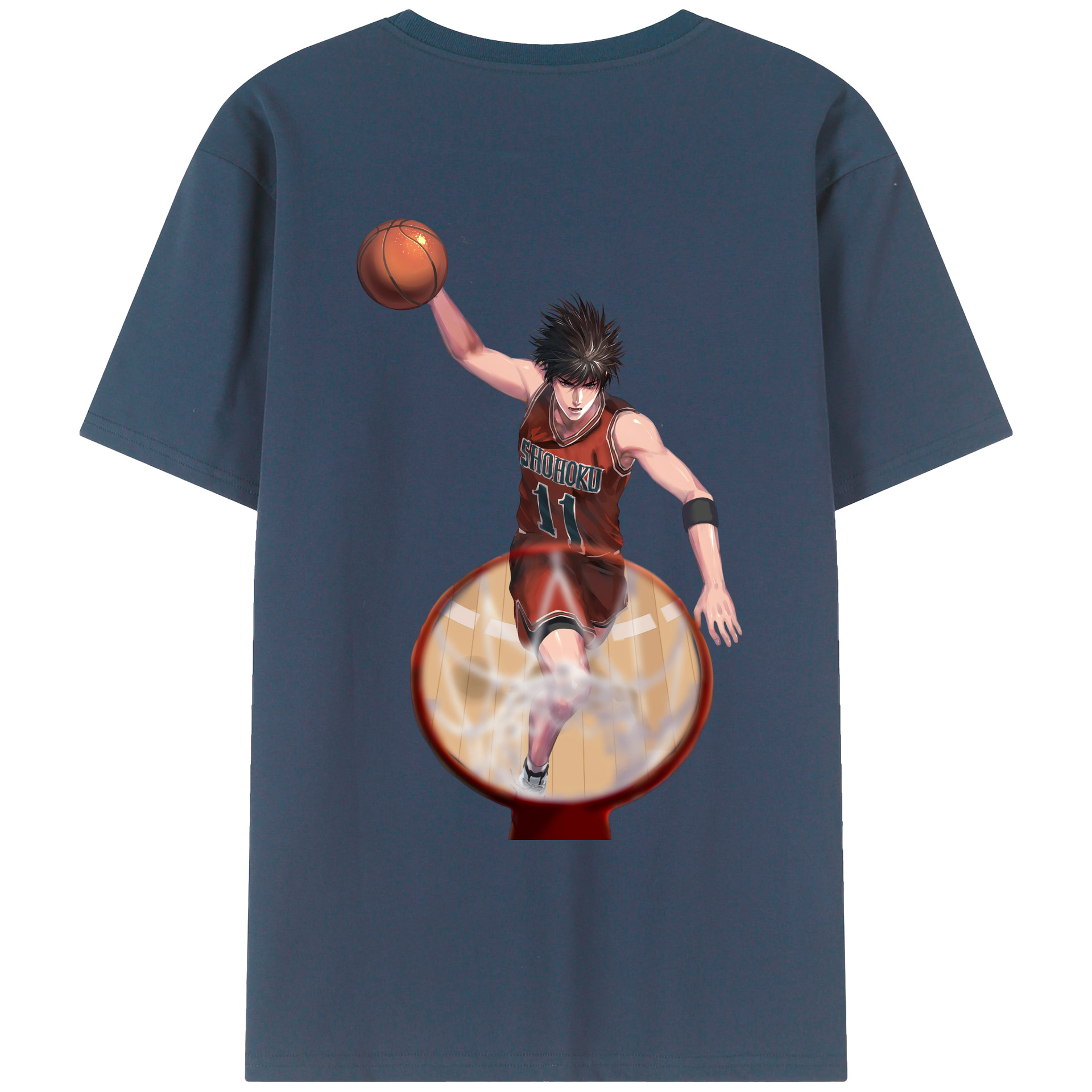 （画像用） SLAM DUNK／スラムダンク レディース半袖Tシャツ(バックプリント)