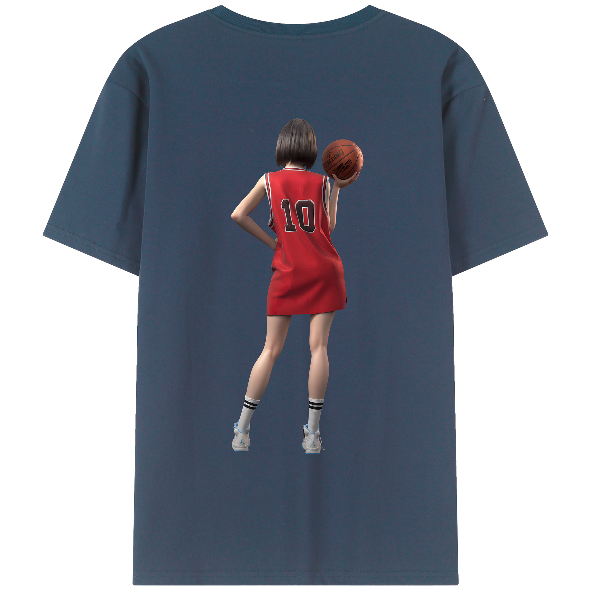 （画像用） SLAM DUNK／スラムダンク レディース半袖Tシャツ(バックプリント)