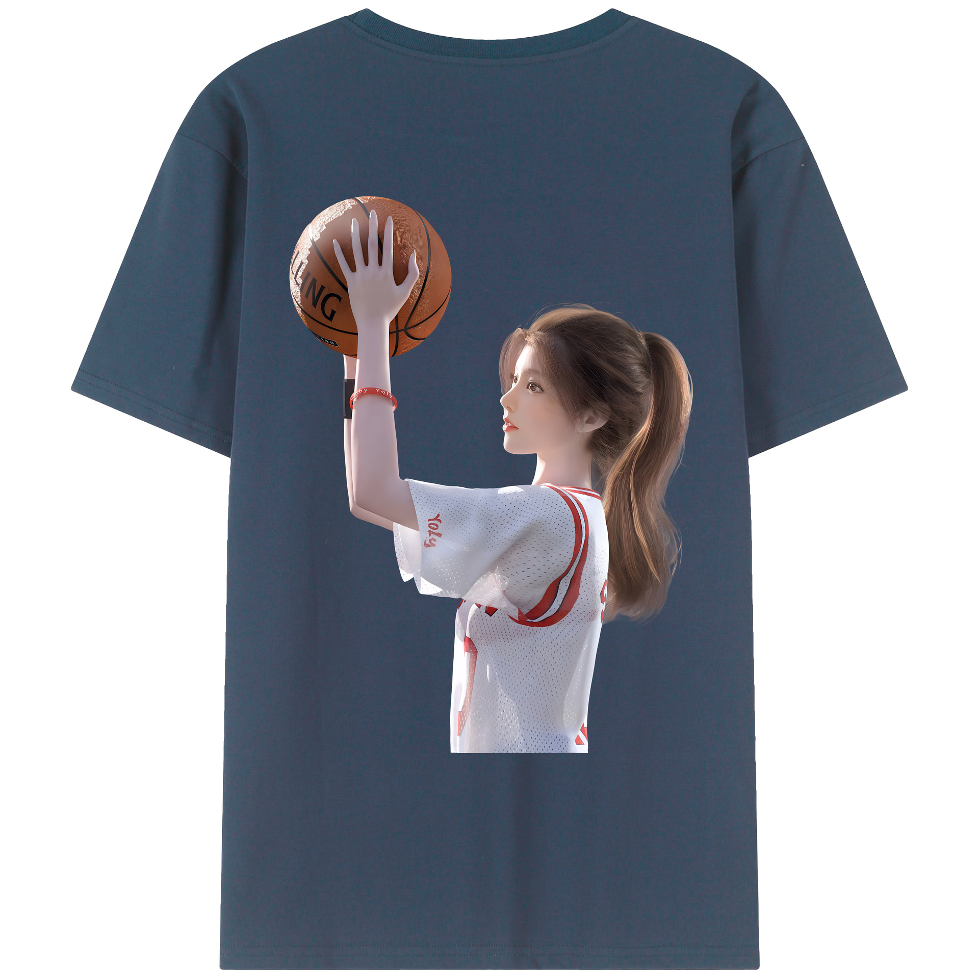 （画像用） SLAM DUNK／スラムダンク レディース半袖Tシャツ(バックプリント)