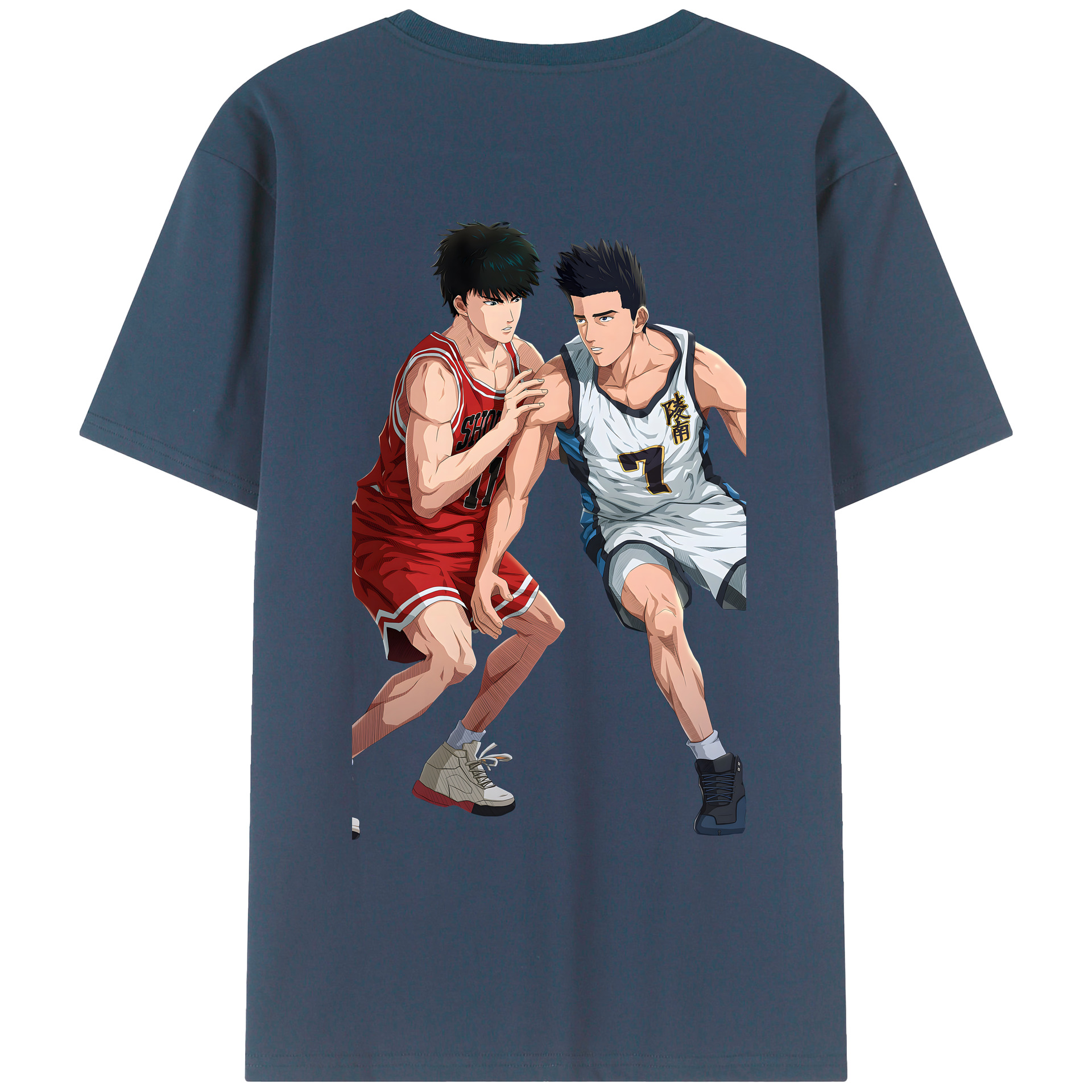 SLAM DUNK／スラムダンク レディース半袖Tシャツ(バックプリント)