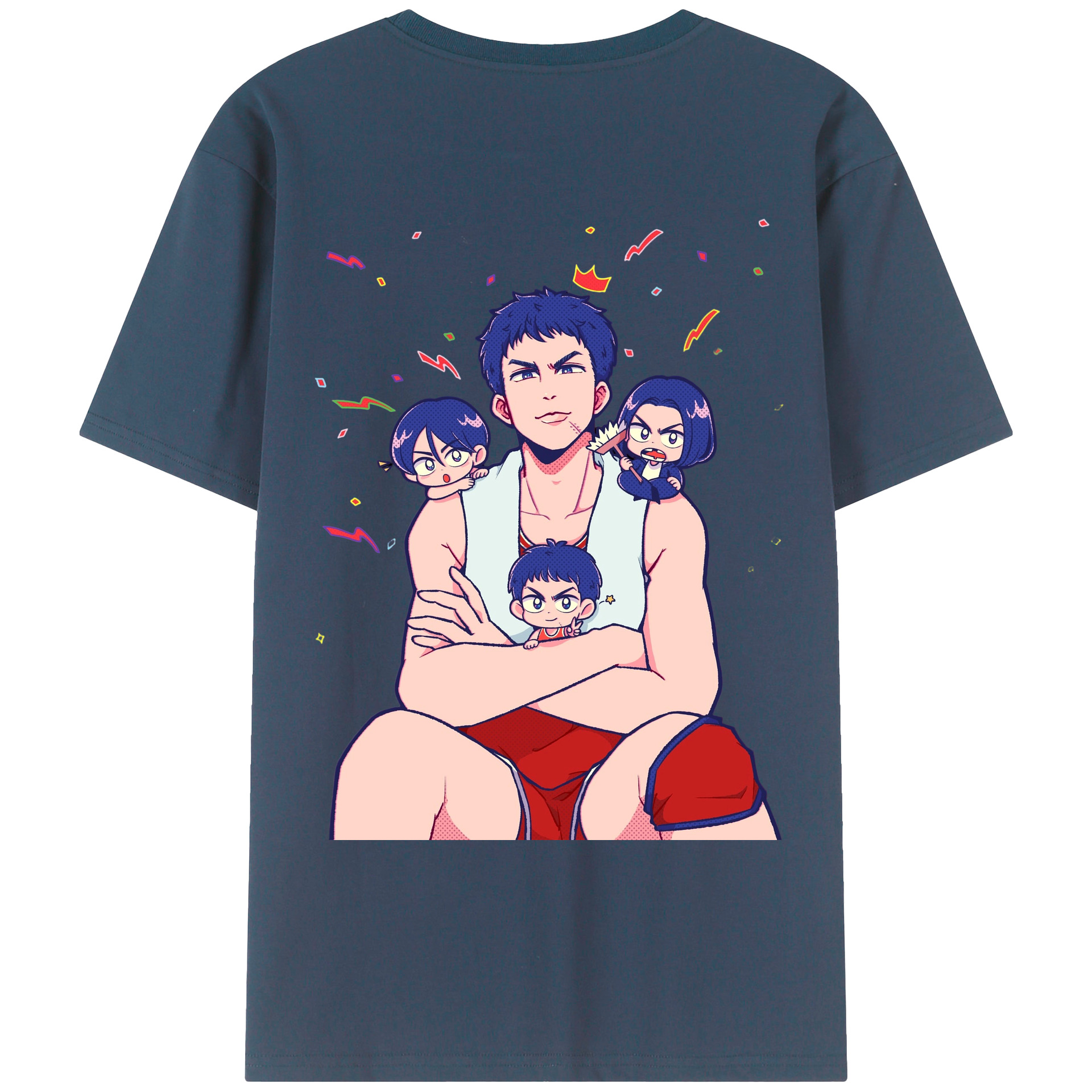 SLAM DUNK／スラムダンク レディース半袖Tシャツ(バックプリント)