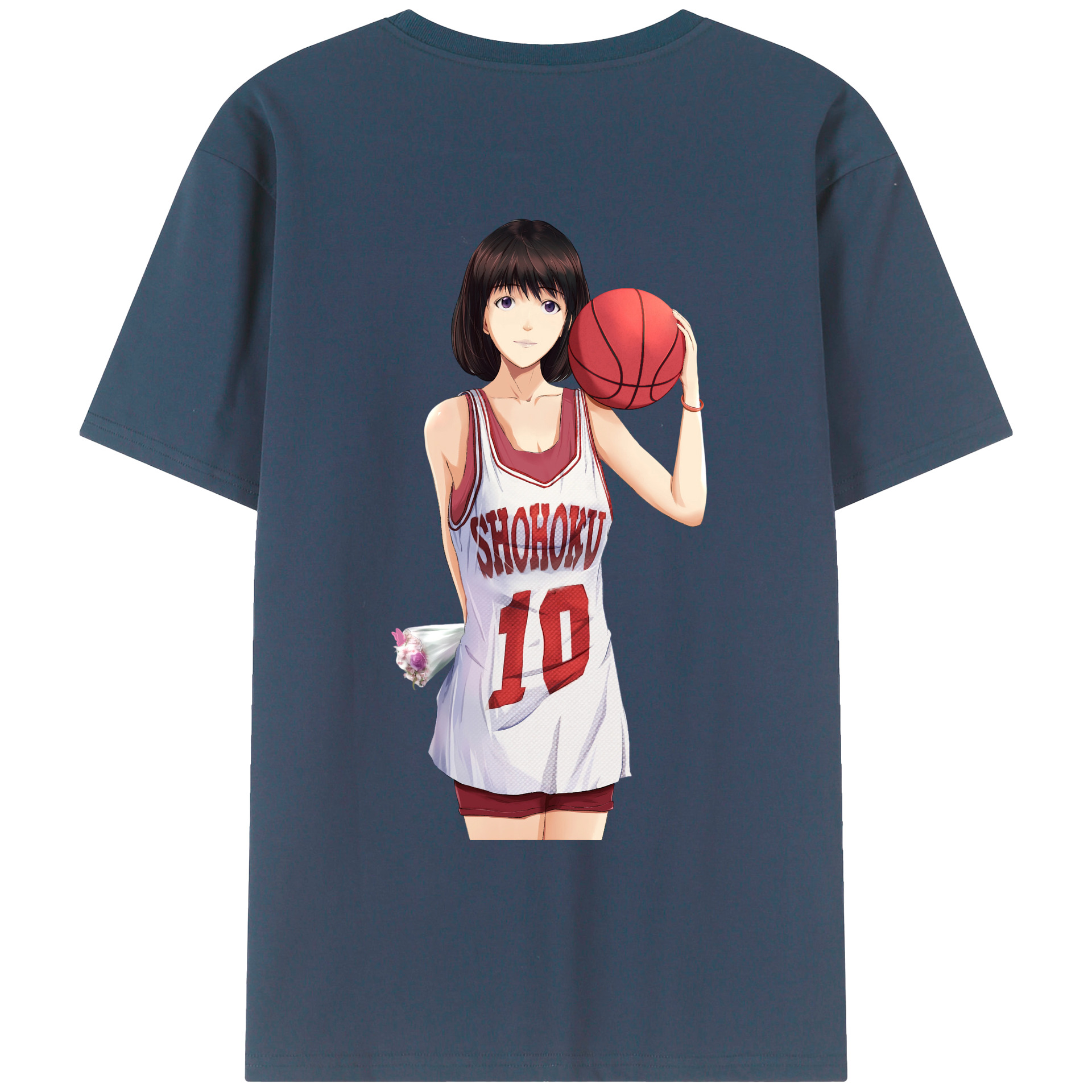 （画像用） SLAM DUNK／スラムダンク レディース半袖Tシャツ(バックプリント)