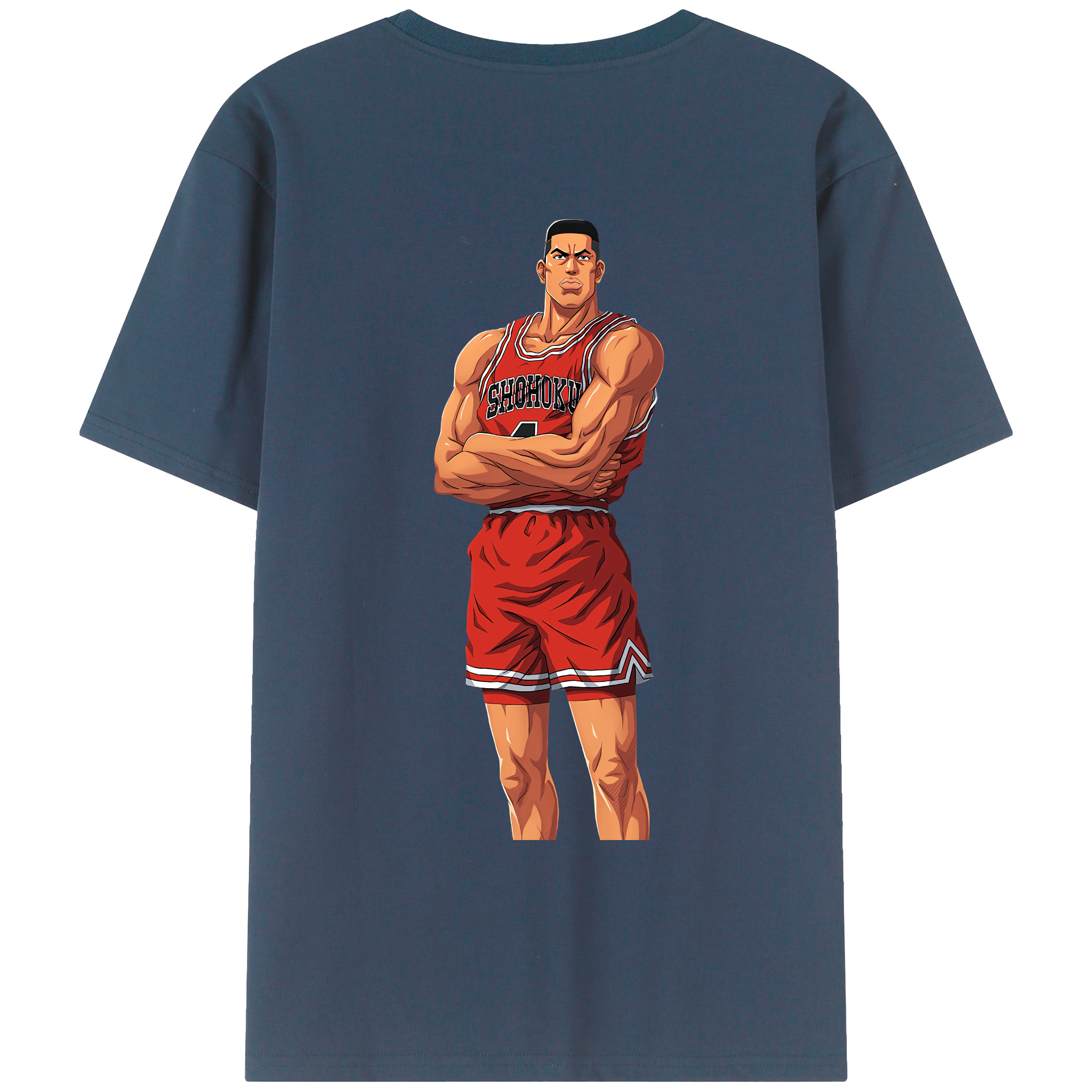 SLAM DUNK／スラムダンク レディース半袖Tシャツ(バックプリント)