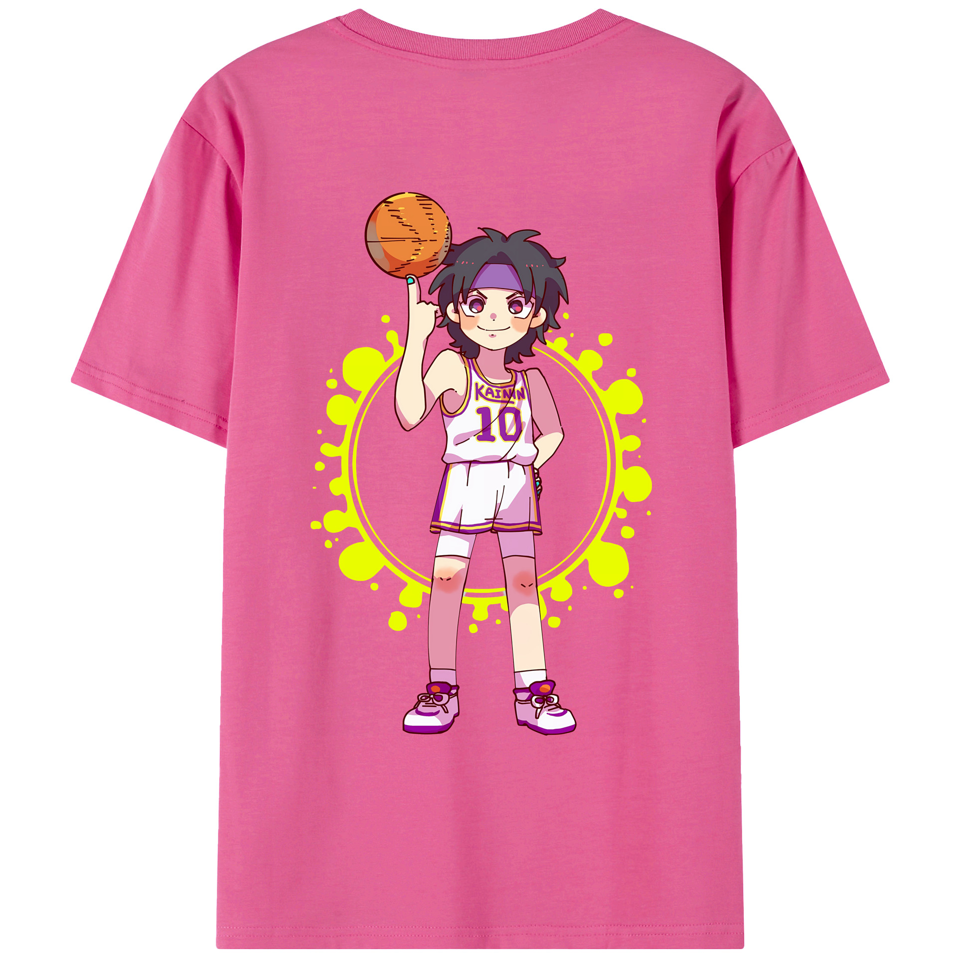 SLAM DUNK／スラムダンク レディース半袖Tシャツ(バックプリント)