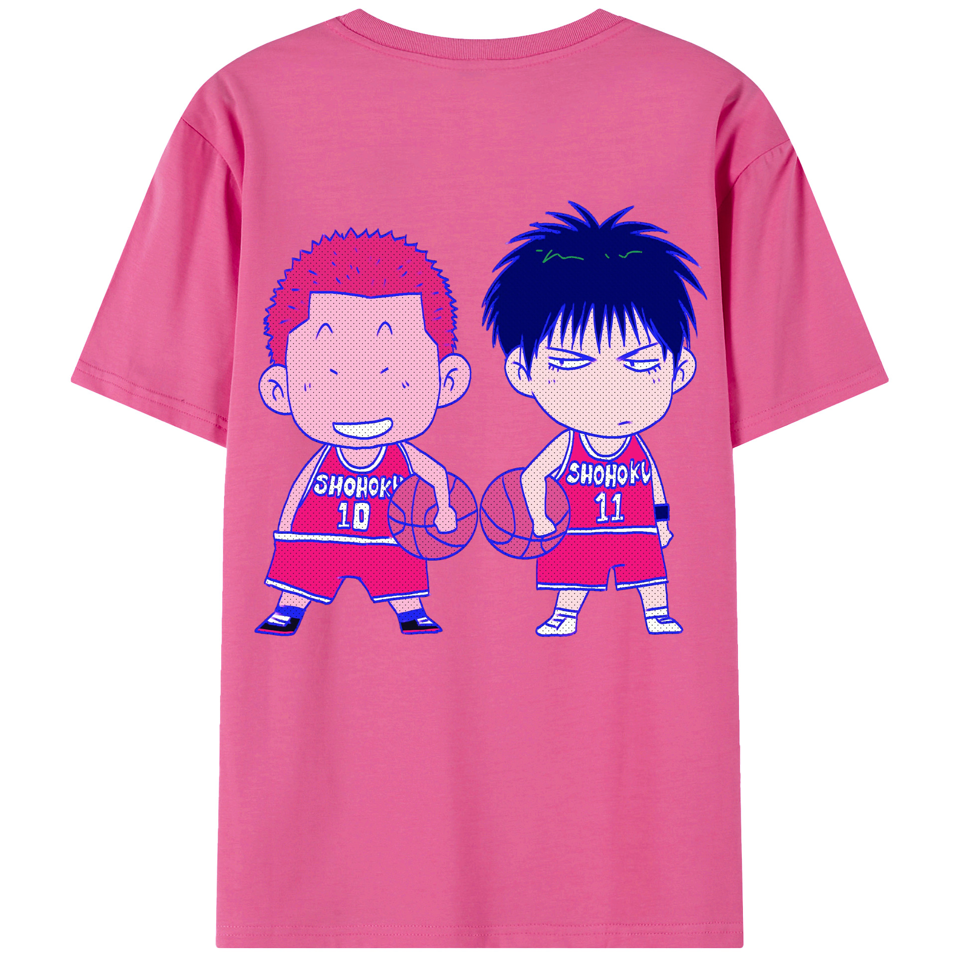 SLAM DUNK／スラムダンク レディース半袖Tシャツ(バックプリント)