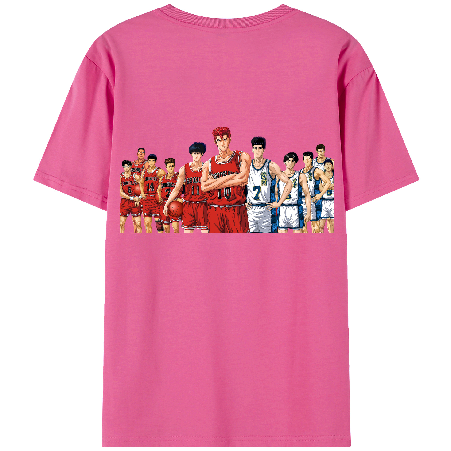 SLAM DUNK／スラムダンク レディース半袖Tシャツ(バックプリント)
