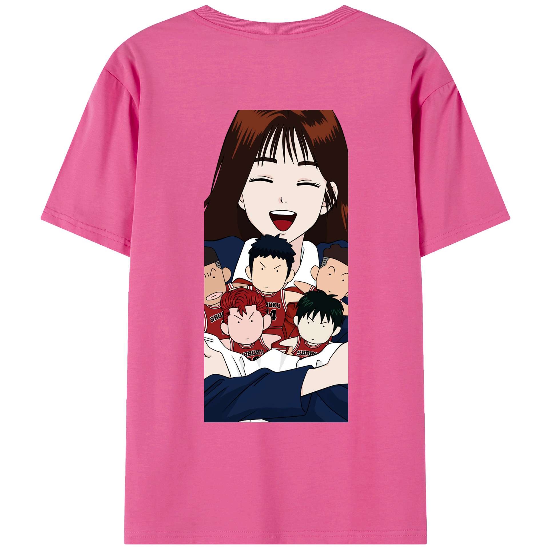 SLAM DUNK／スラムダンク レディース半袖Tシャツ(バックプリント)