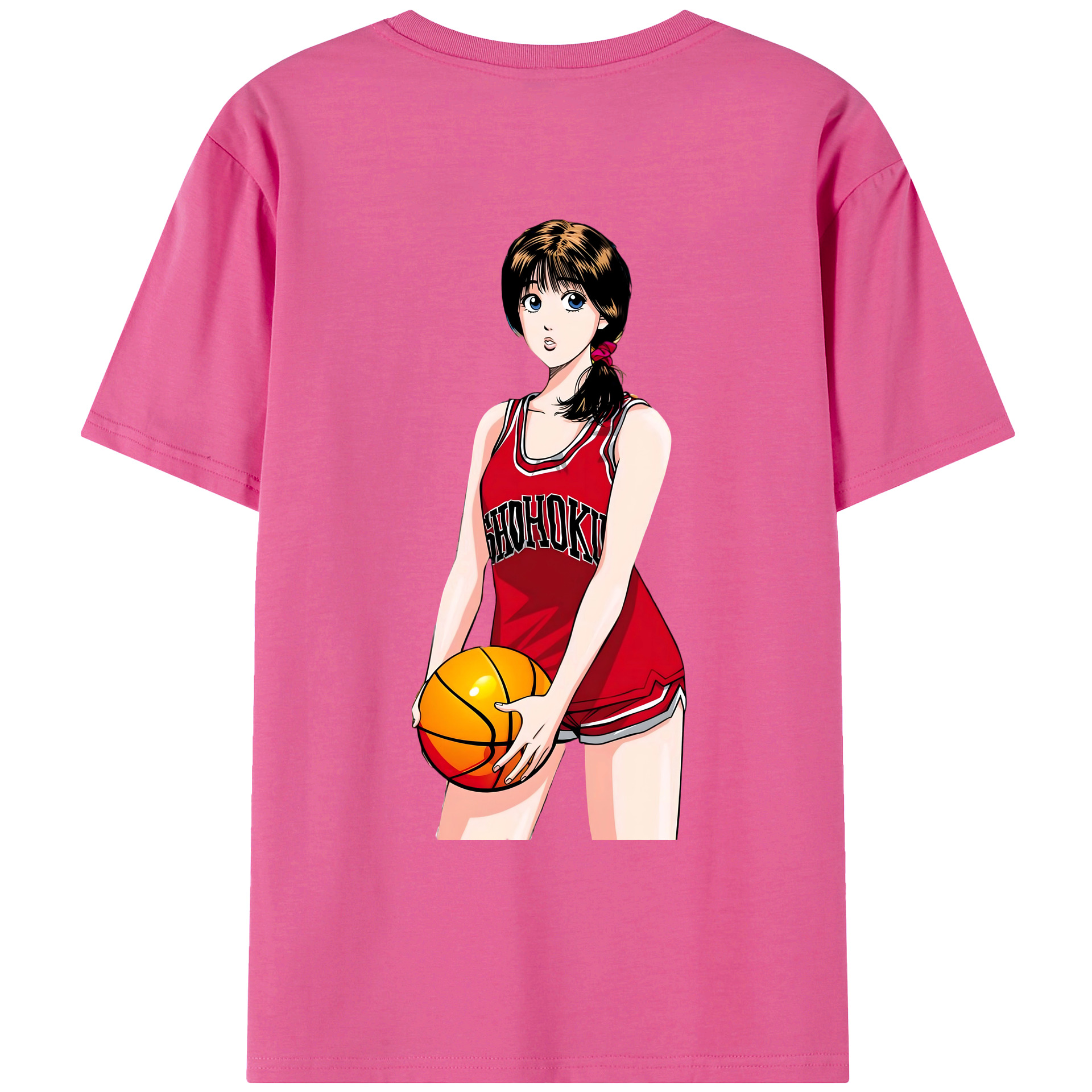 SLAM DUNK／スラムダンク レディース半袖Tシャツ(バックプリント)